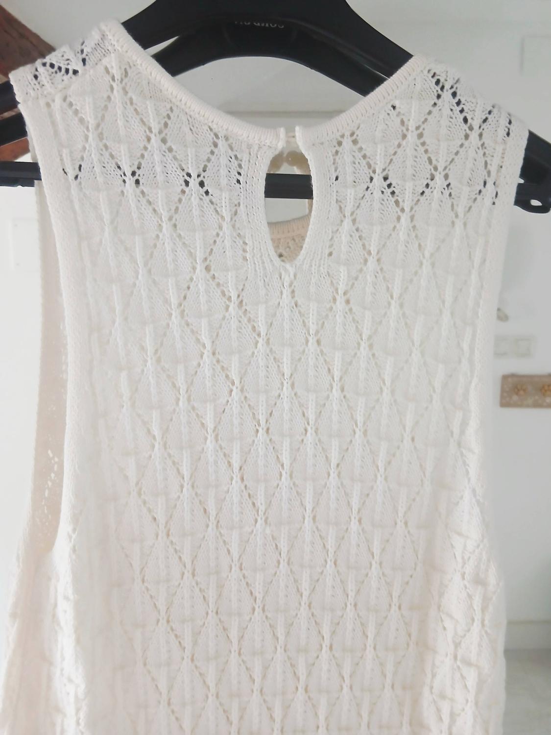 CUTWORK HALTER SHORT DRESS - Image 4