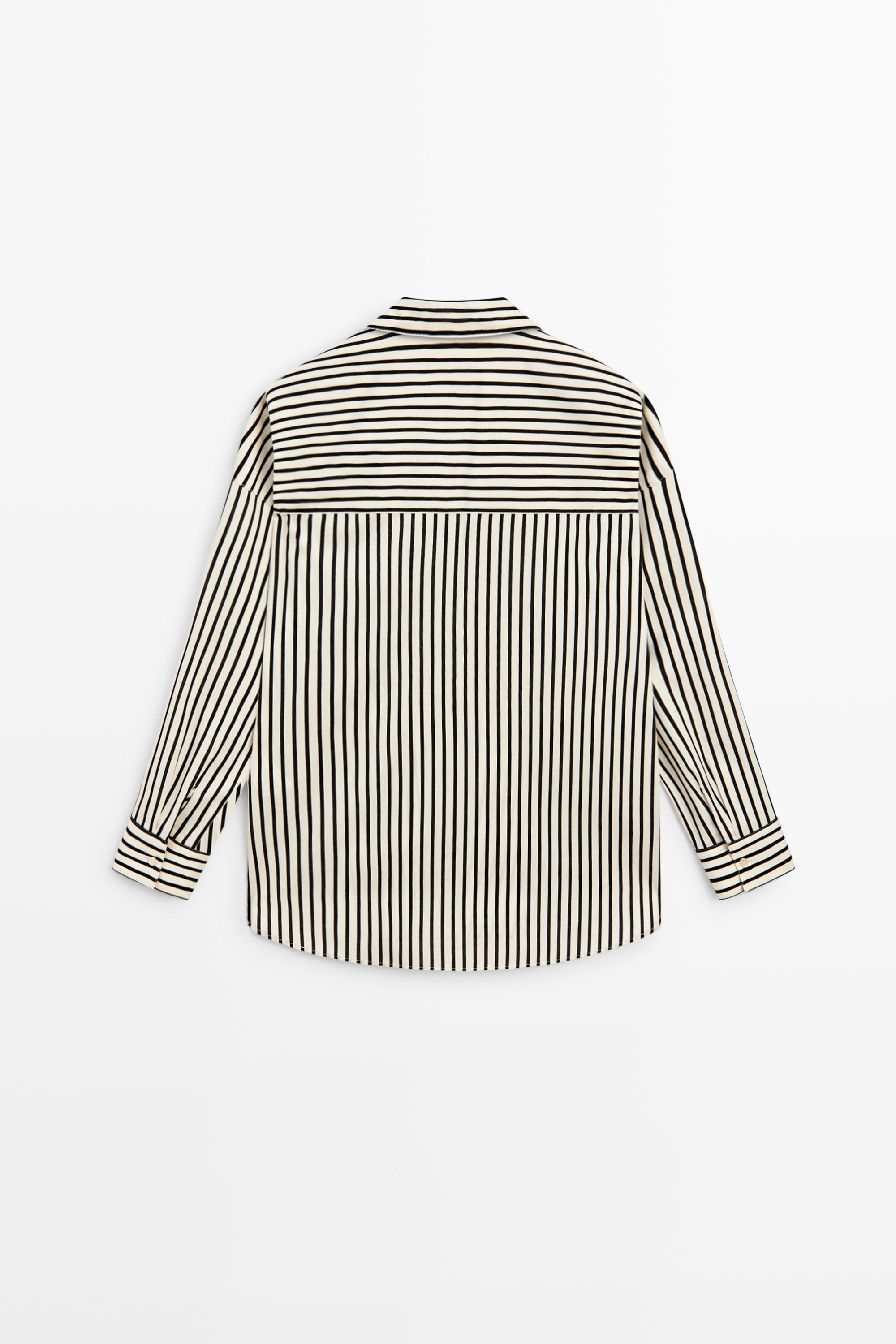 Chemise fluide à rayures