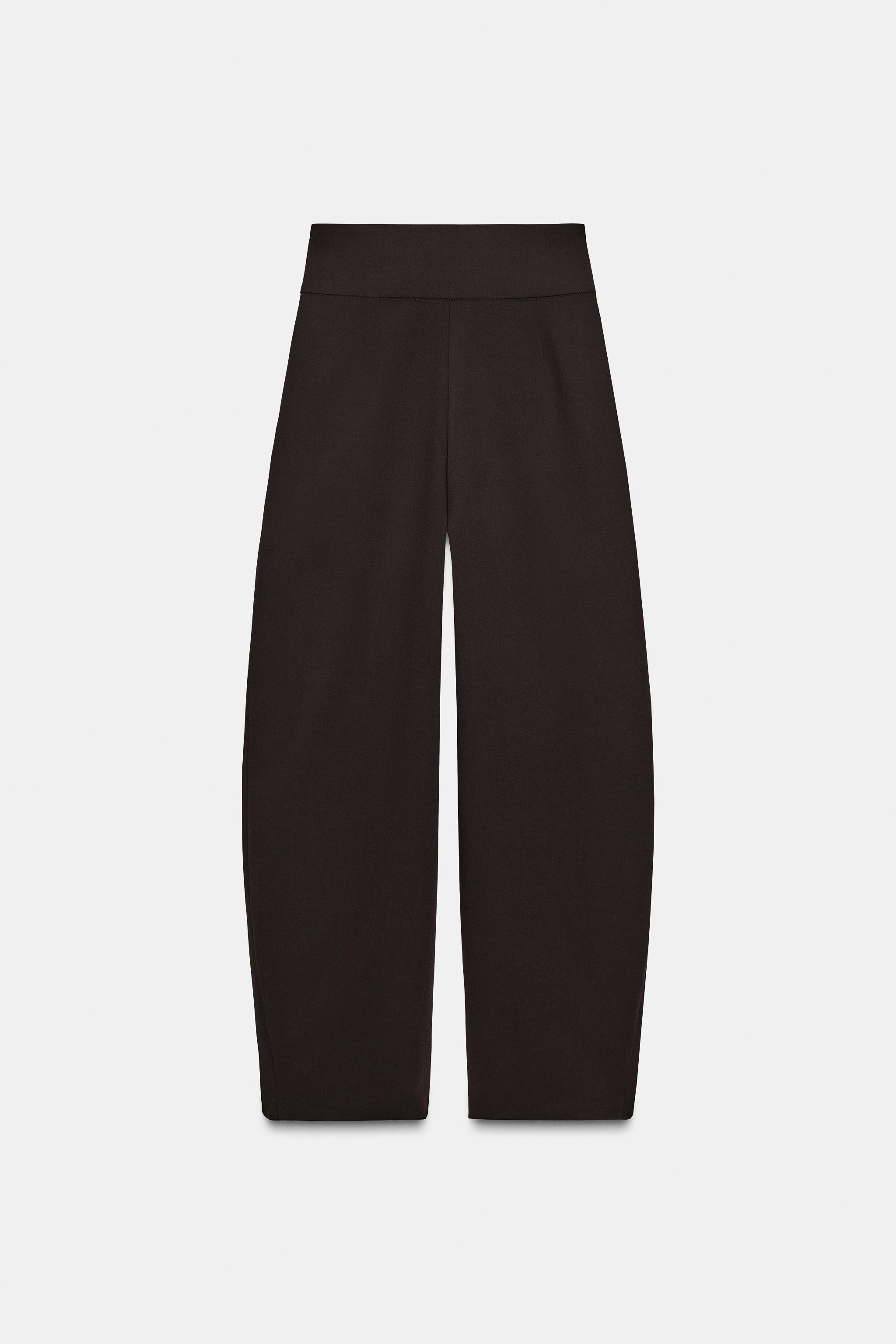 BALLOON PLEATED TROUSERS - Dark aubergine | ZARA South Africa