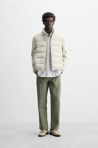 CAZADORA COMBINADO ACOLCHADO - Piedra de Zara