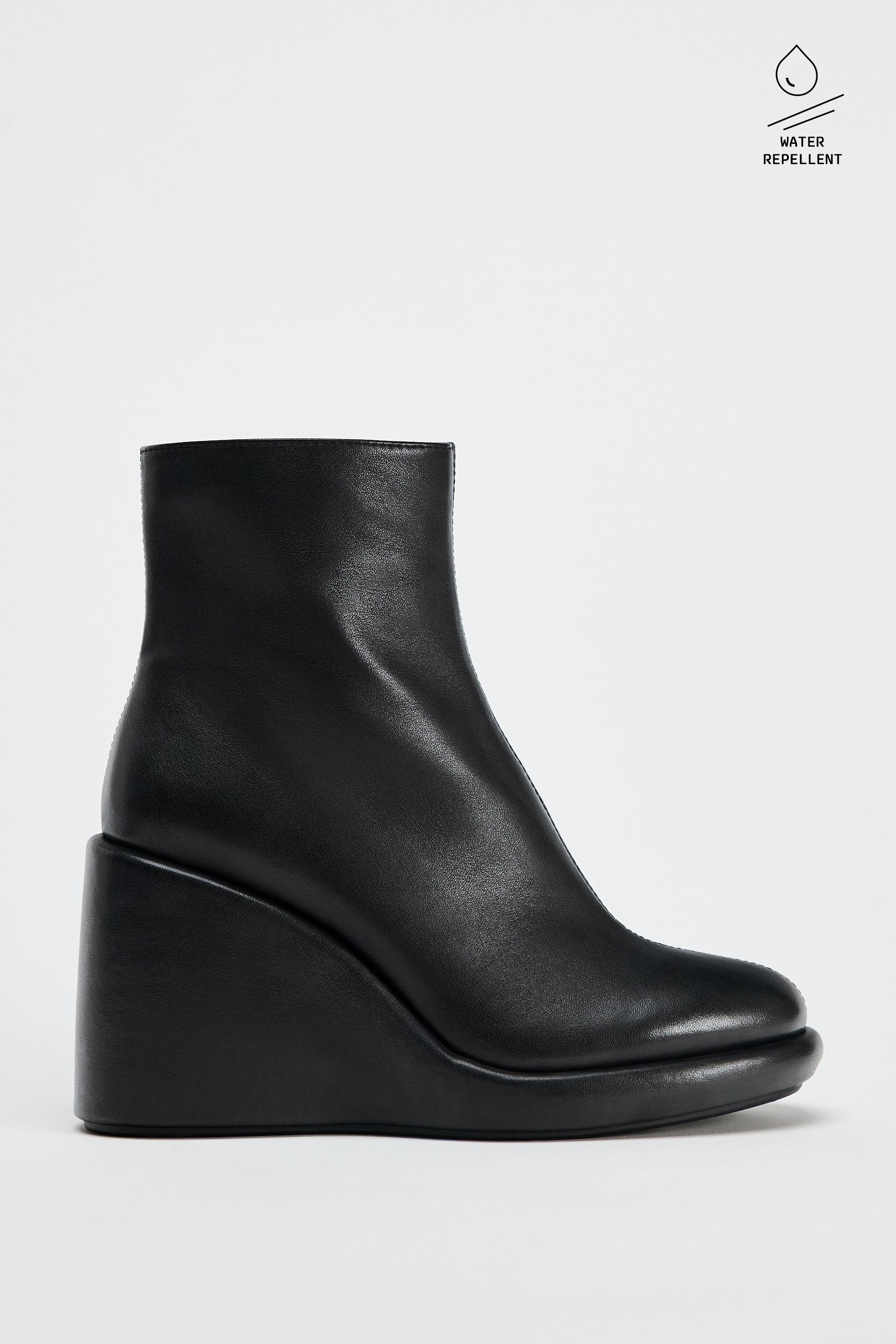 Bottines transparentes zara best sale