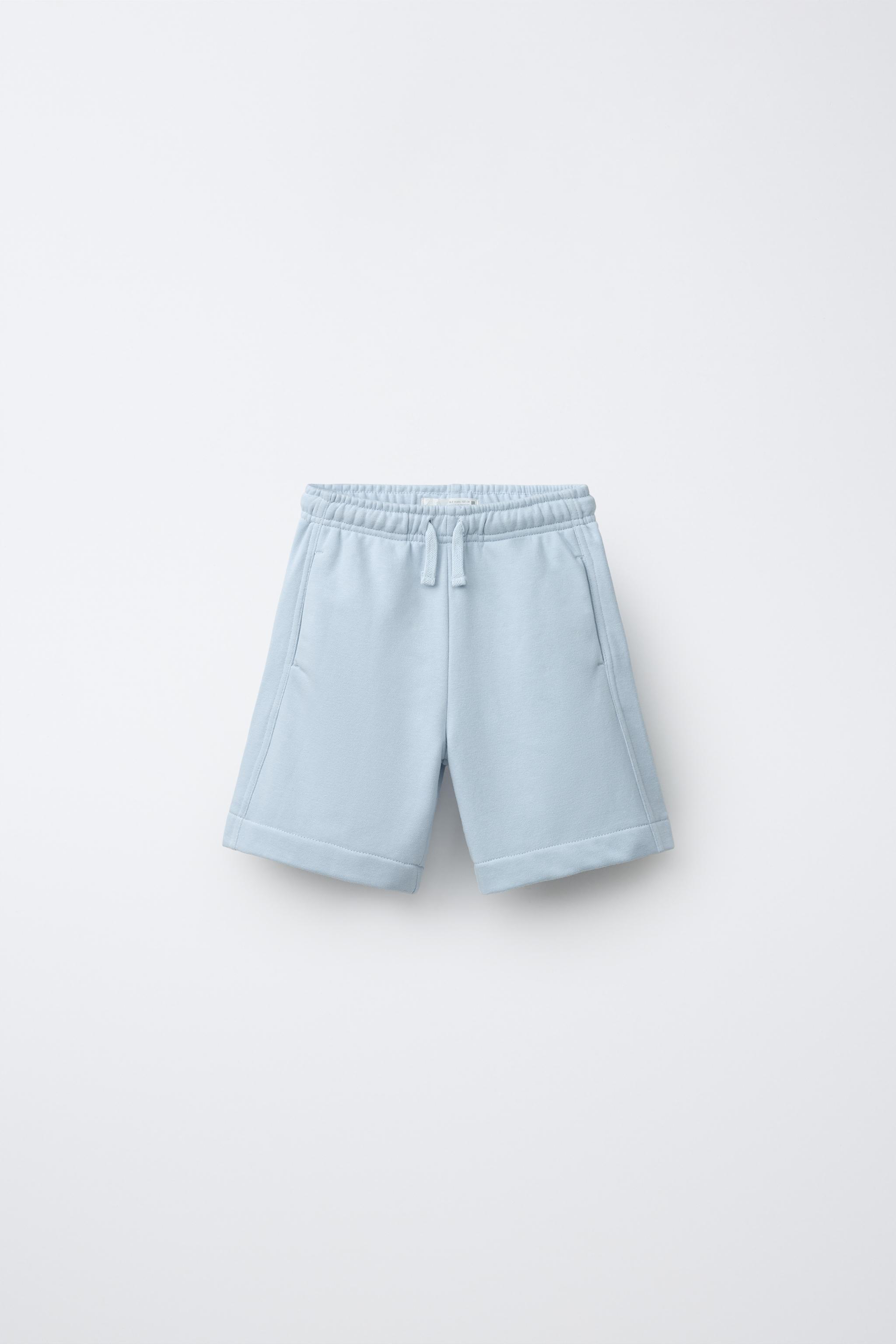 TWO-PACK PLAIN SHORTS — Grey / Blue (alternate view)