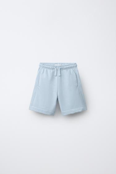 TWO-PACK PLAIN SHORTS — Gray / Blue 2