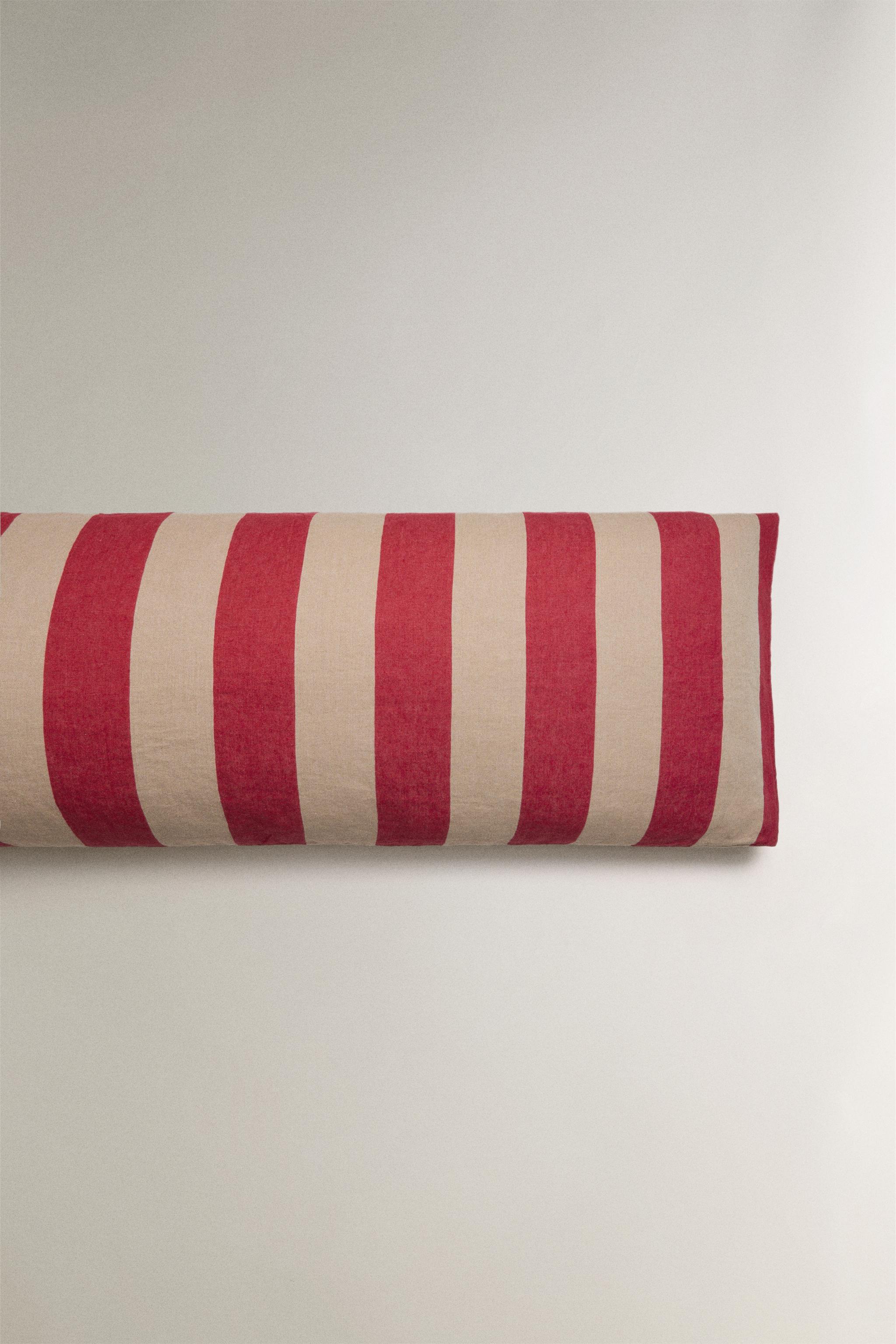 STRIPED LINEN THROW PILLOW COVER | KATHARINE POLE