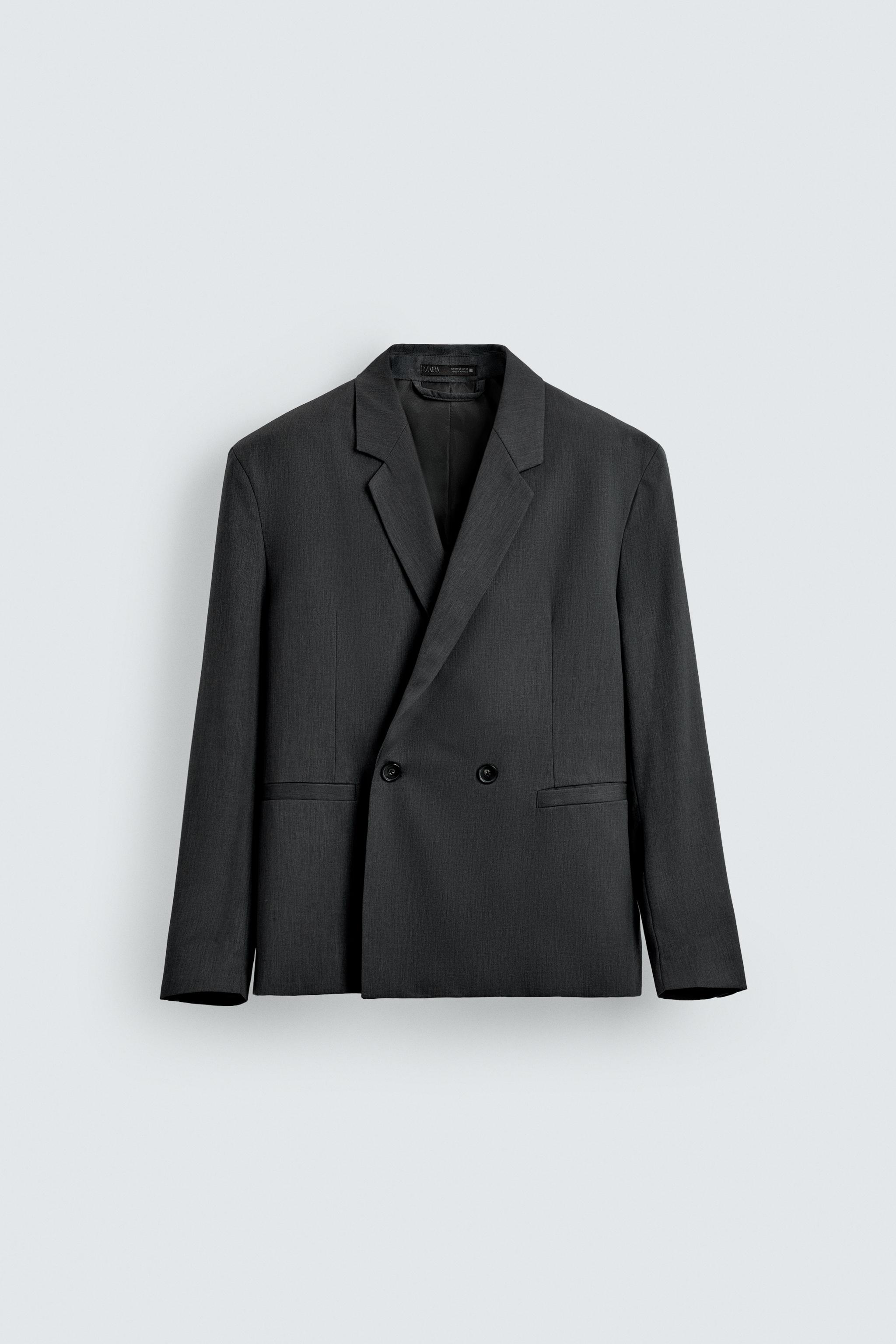 ZARA 4WAYセットアップ ダブルブレスト グレンチェックネイビー 48 ZARA 4WAYセットアップ ダブルブレスト グレンチェックネイビー 48