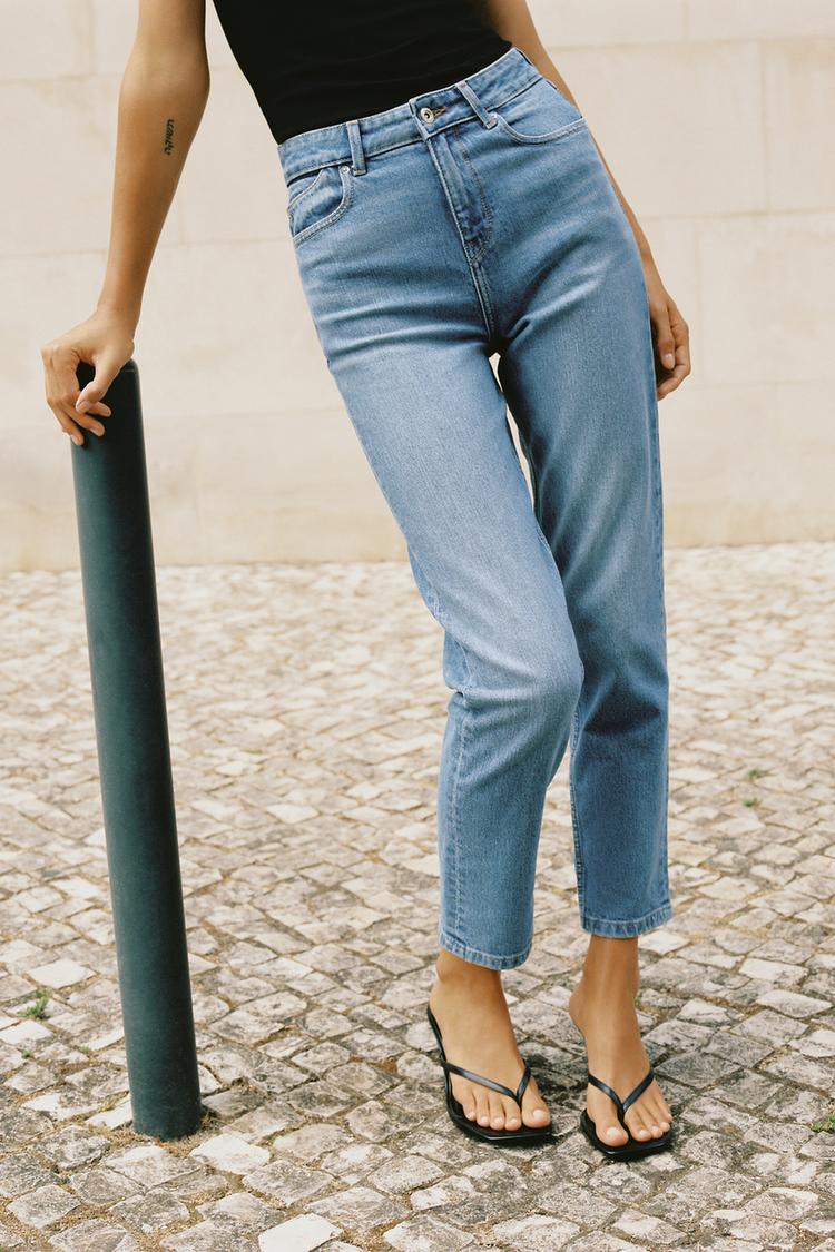Jeans de tiro alto estilo mom Z1975 2