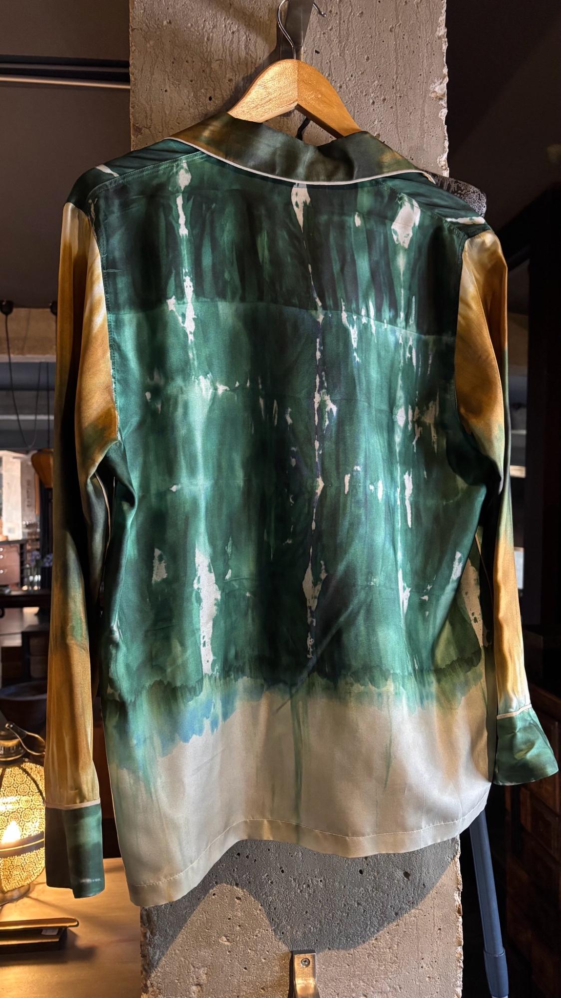 TIE-DYE SILK SHIRT - Image 2