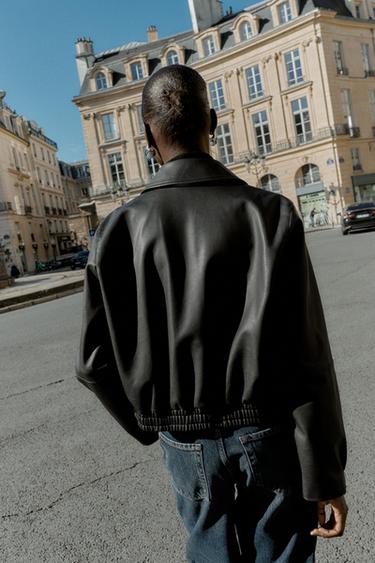FAUX LEATHER JACKET - Black by Zara - Image 6