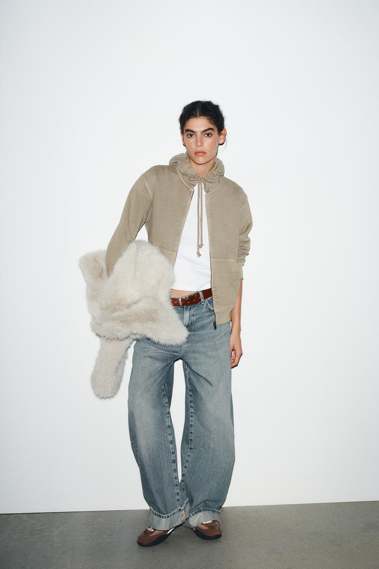 WASHED EFFECT HOODIE