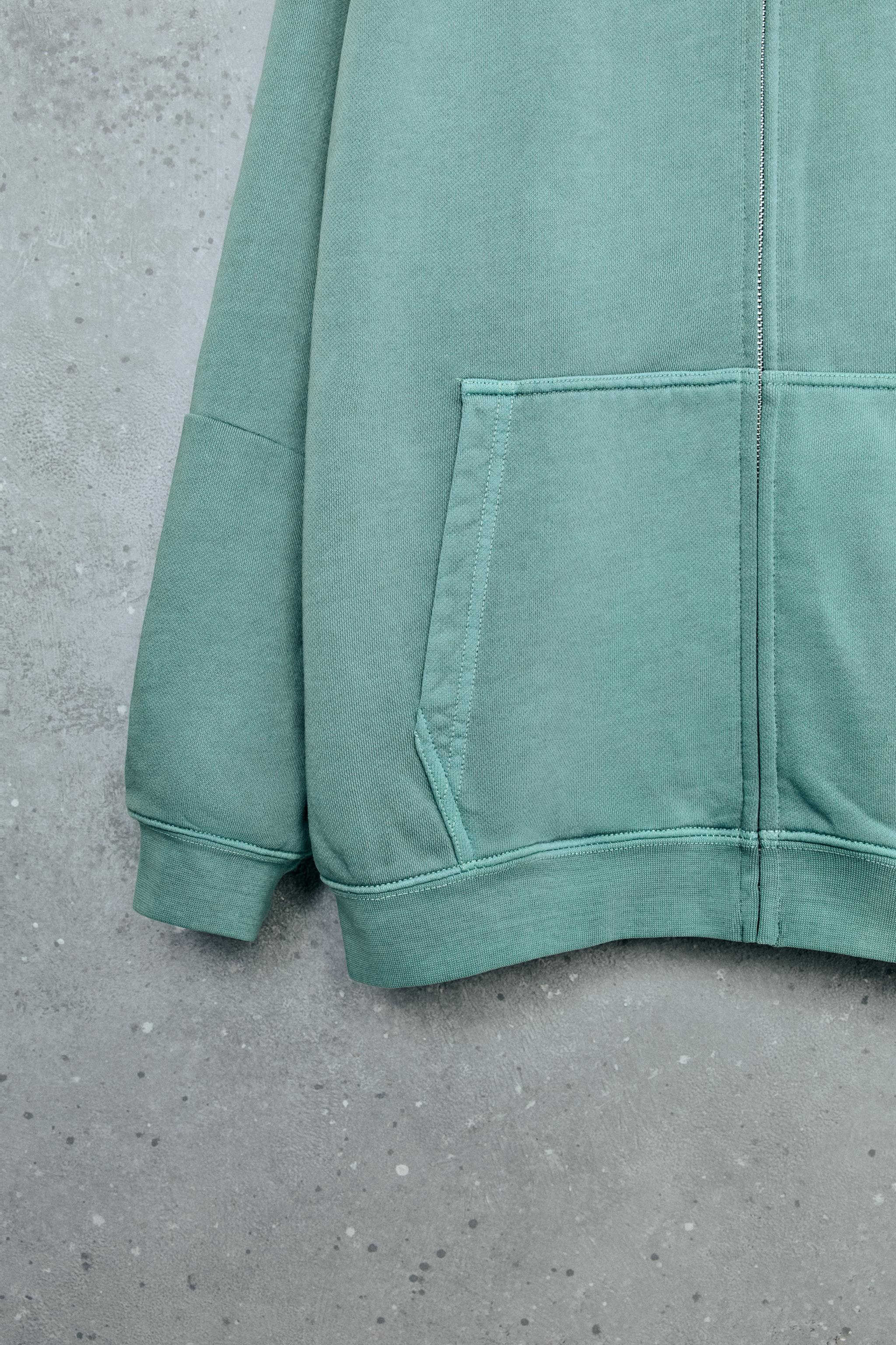 STORIESZ - SWEAT ZIPPÉ EFFET DÉLAVÉ