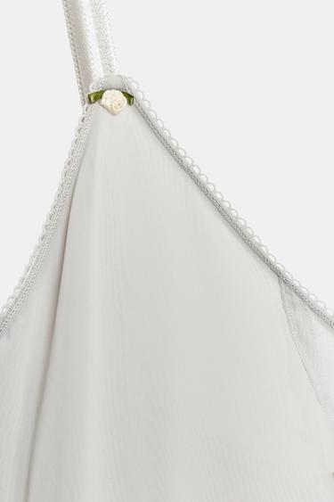 COMBINED MIDI DRESS - Light turquoise by Zara - Image 6