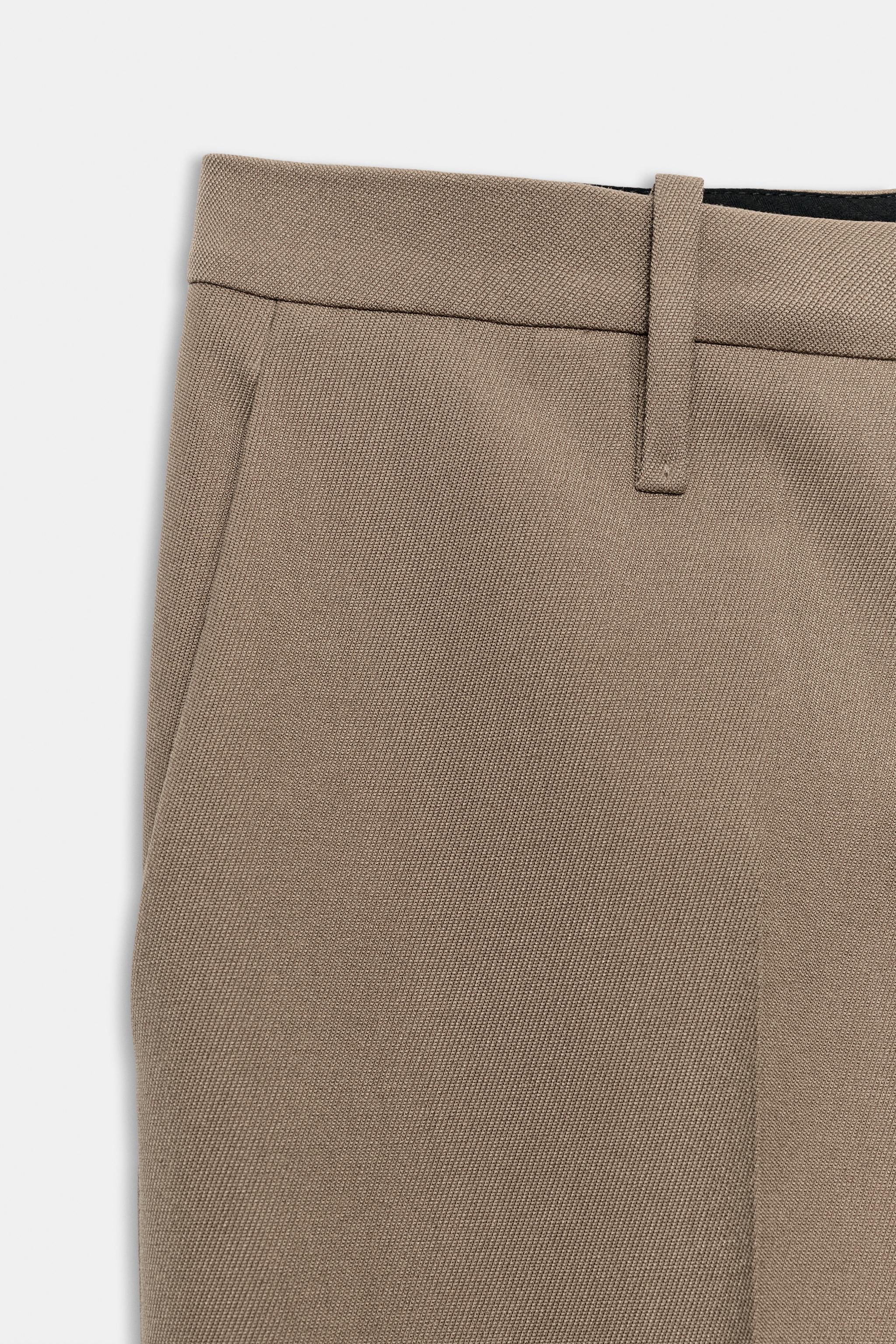Женские брюки Zara ZW COLLECTION WAISTBAND PANTS — фото 8