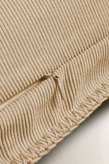 CHILDREN'S CORDUROY CUSHION COVER - Beige by Zara - Image 3