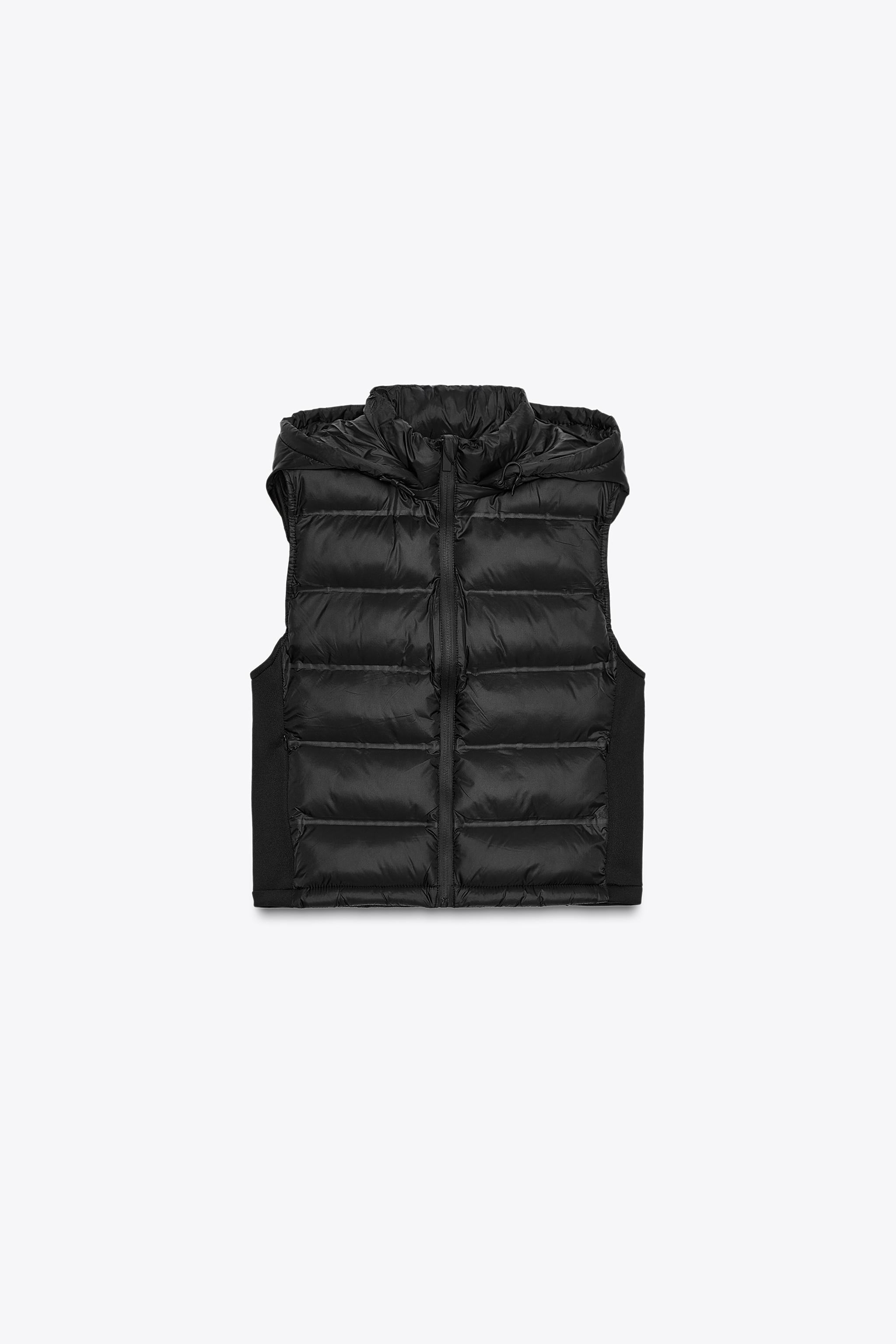 コンビ キルティングベスト - ブラック | ZARA Japan / 日本