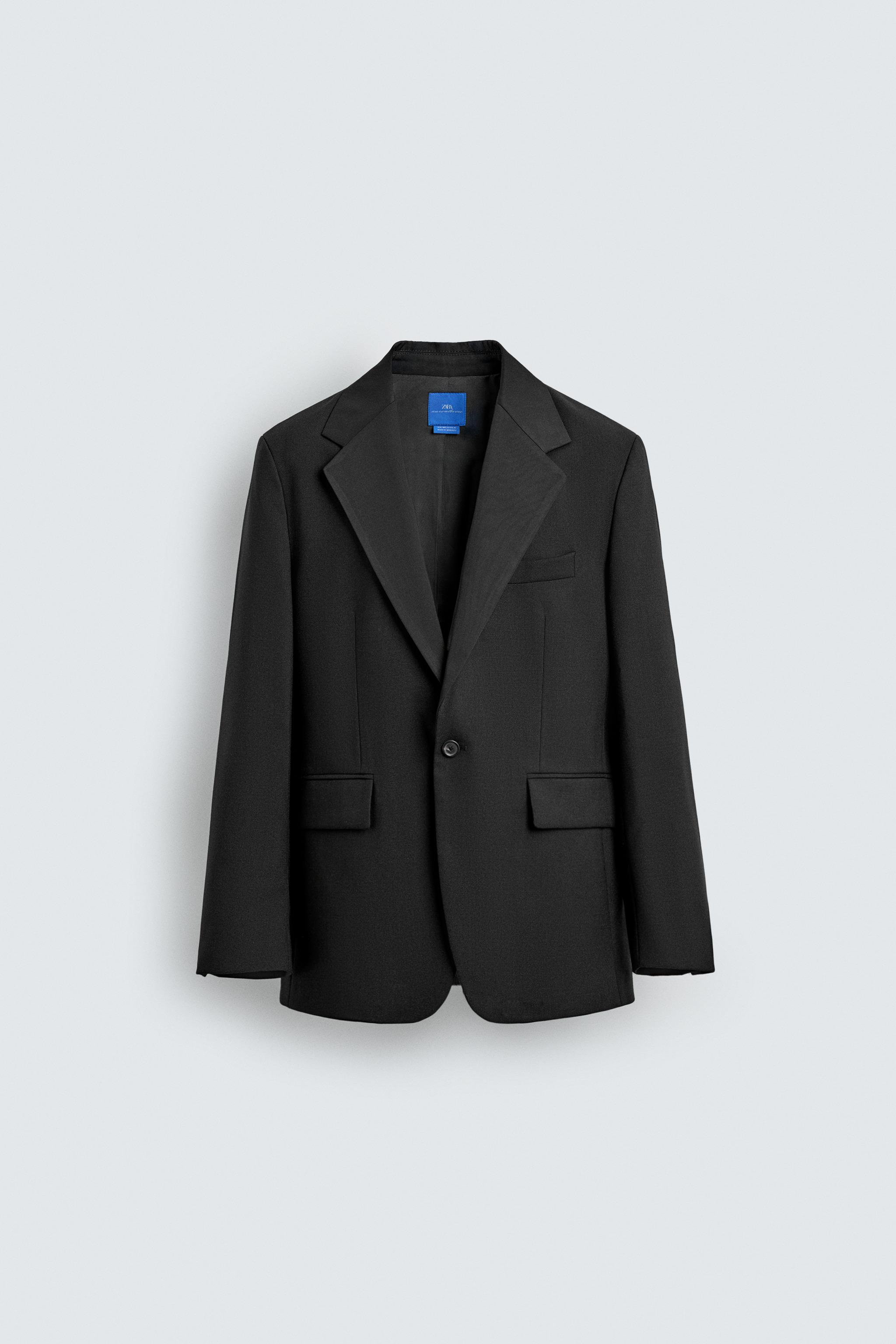 WOOL TUXEDO BLAZER AARON LEVINE X ZARA