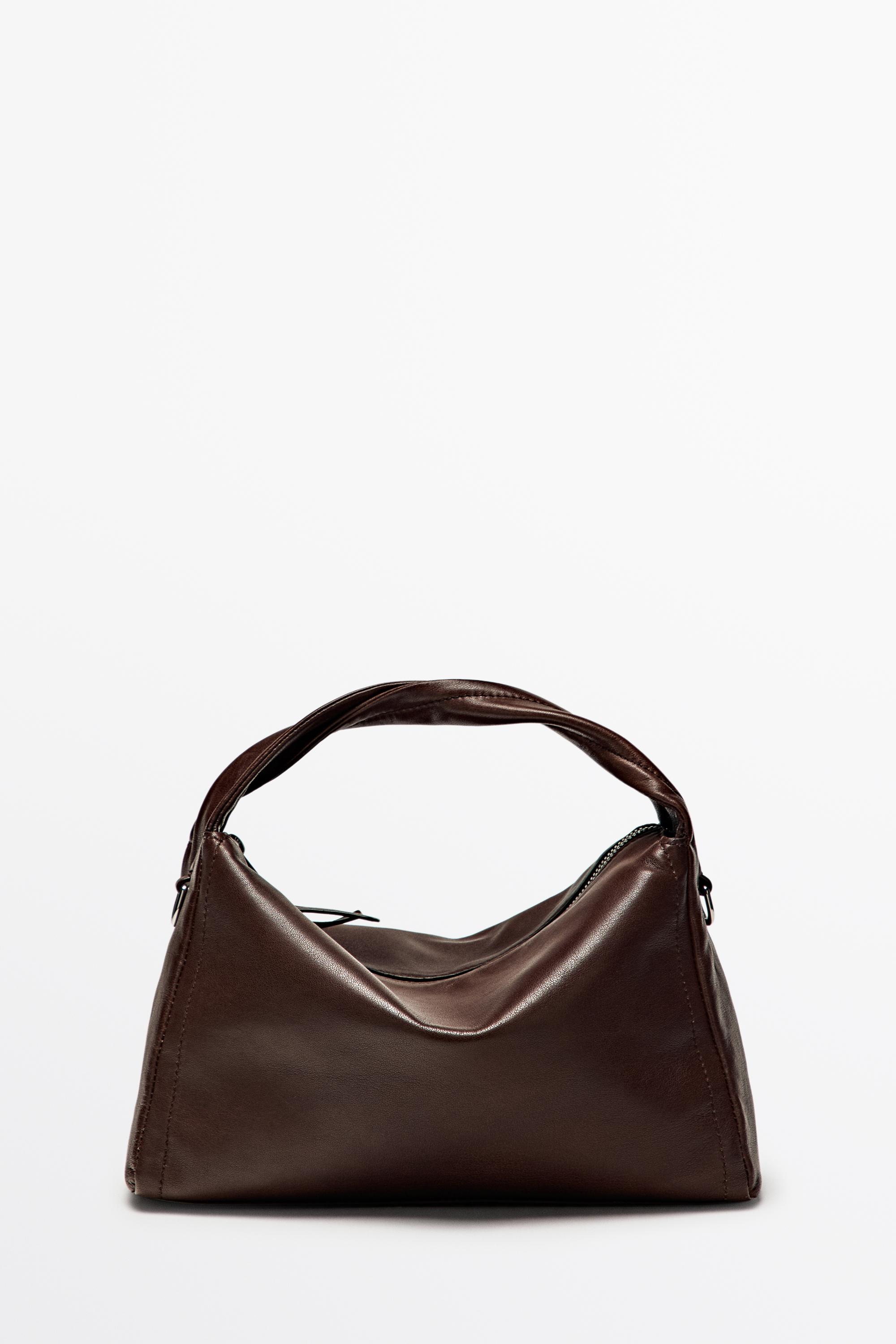 Sac à bandoulière en cuir nappa
