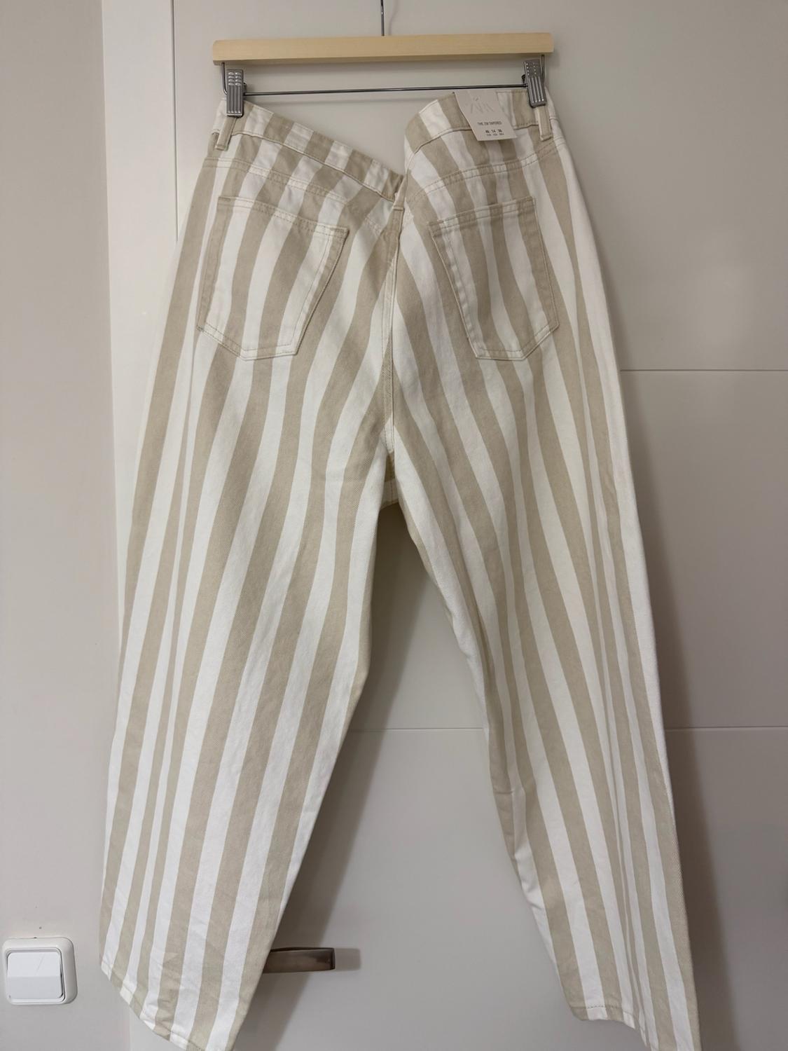 ZW TAPERED STRIPED MID-WAIST JEANS - Image 2