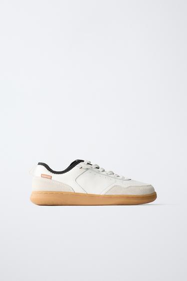 BAMBA PIEL BAREFOOT - Blanco de Zara