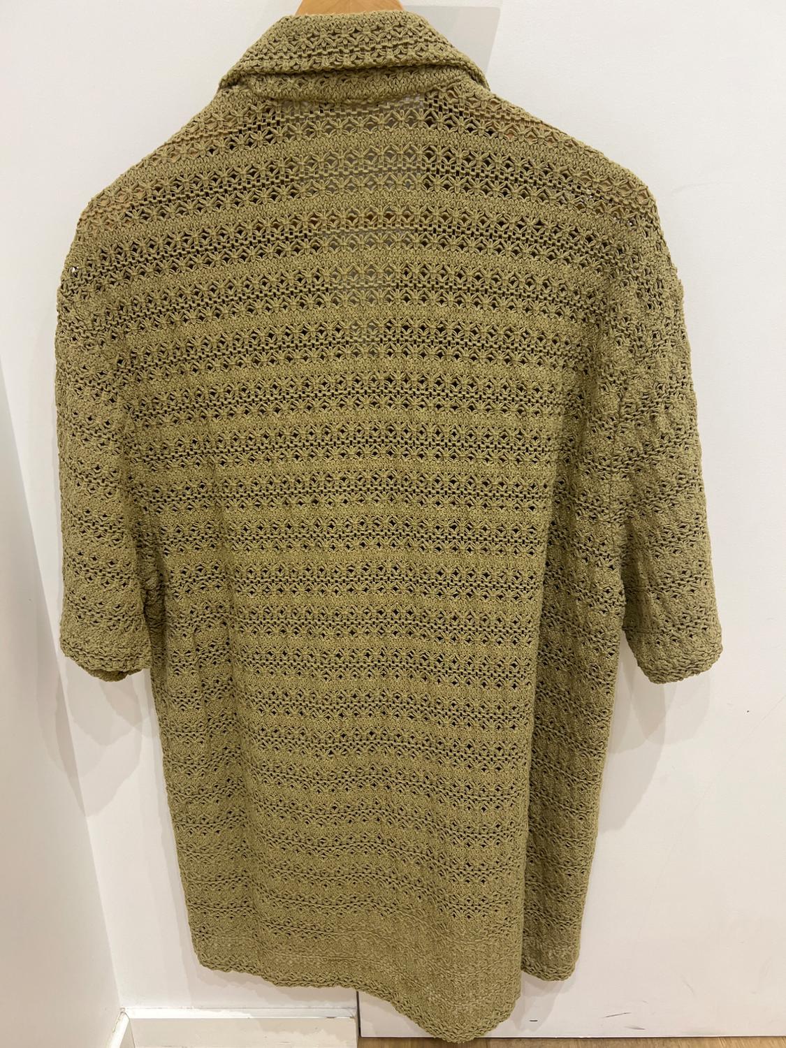 TEXTURED CROCHET SHIRT - Image 2