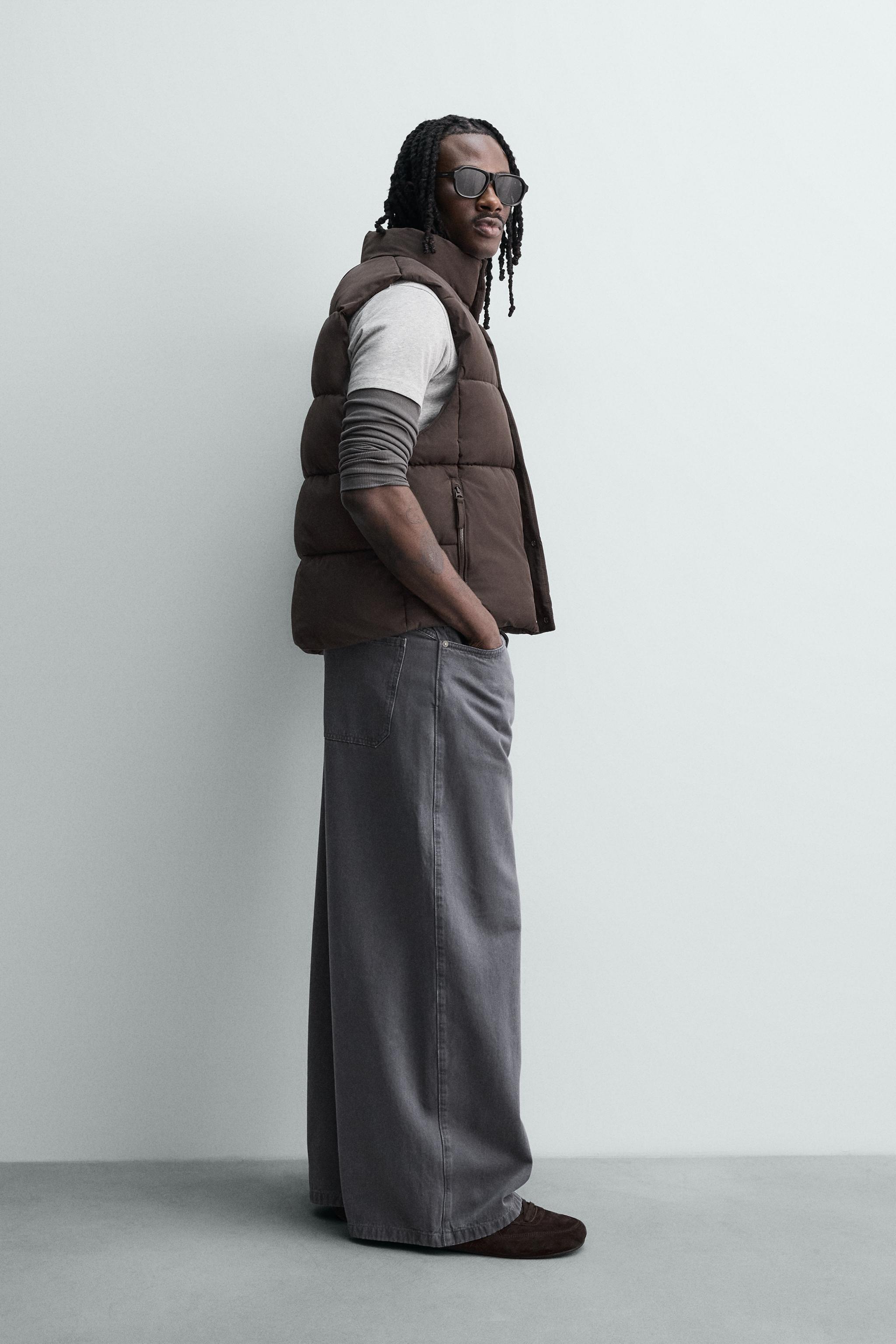 GILET SANS MANCHES MATELASSÉ COUPE COURTE
