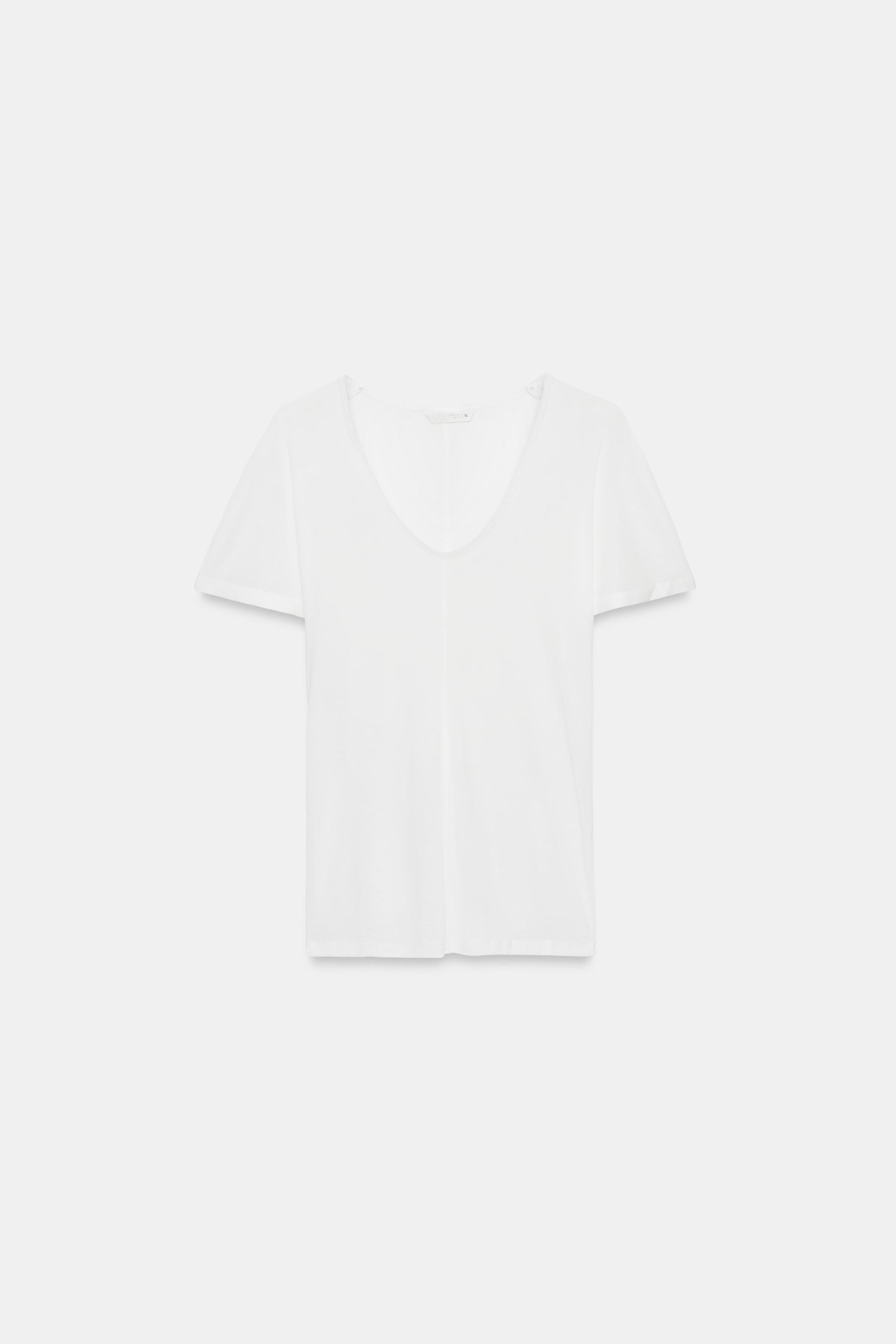 T-SHIRT FLUIDE À MANCHES COURTES