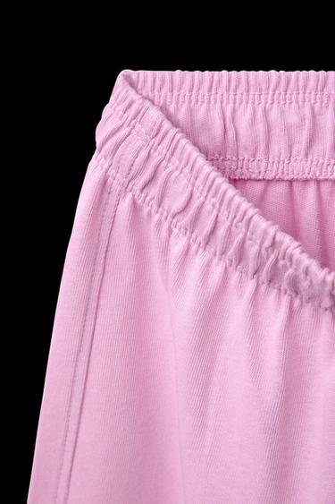 WIDE-LEG-HOSE, SCHWERE QUALITÄT, UNI - Flieder von Zara