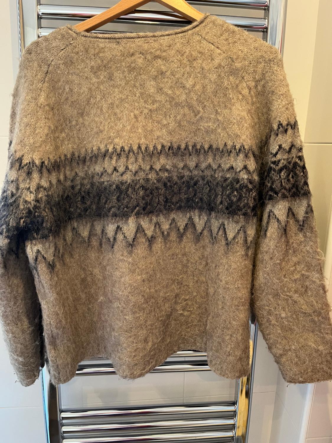 JACQUARD KNIT JUMPER WITH BRUSHED EFFECT - Image 2