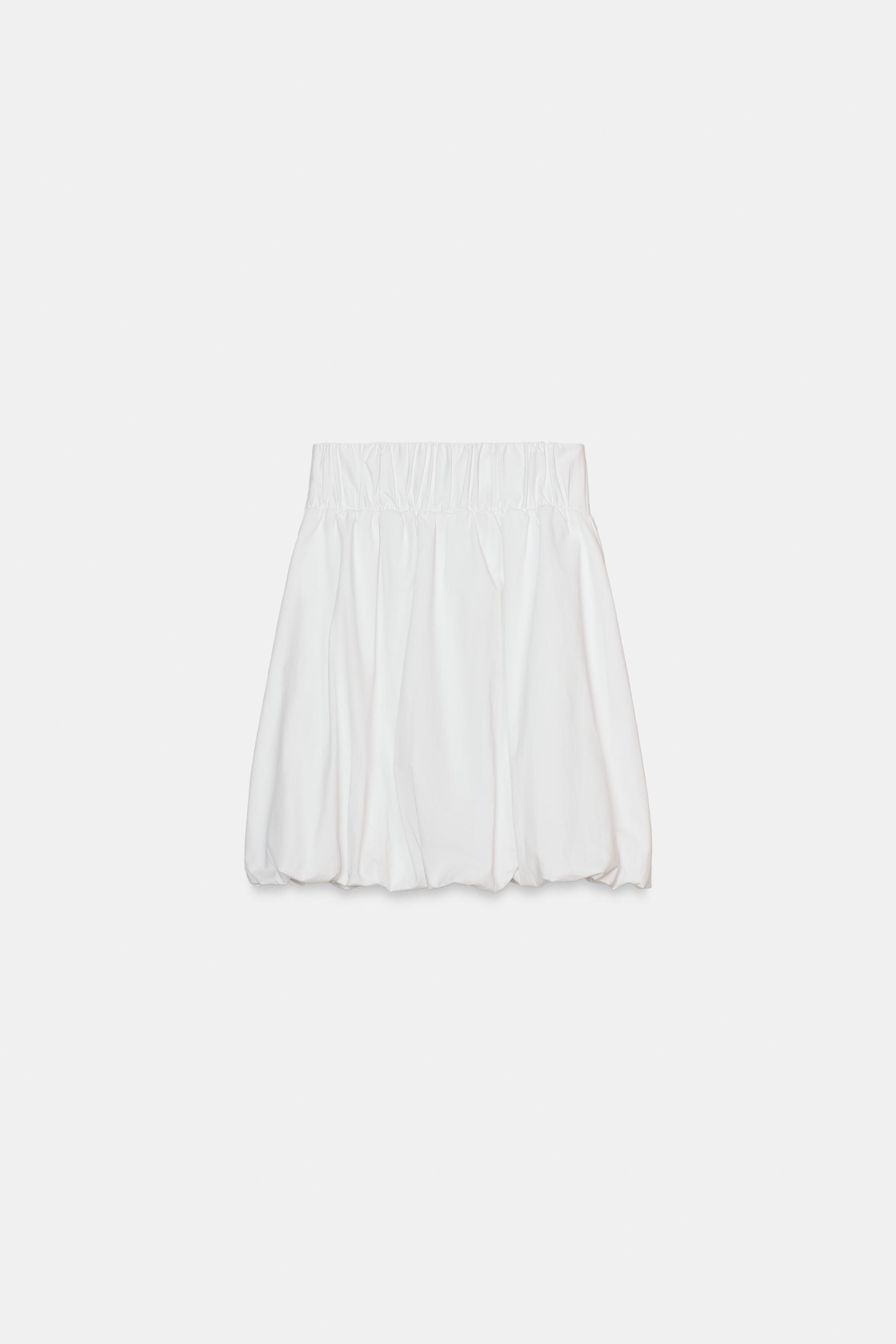 STUDDED BALLOON MIDI SKIRT