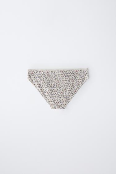 6-14 ANS/ LOT DE SIX CULOTTES À PETITES FLEURS - Rose de Zara - Image 3