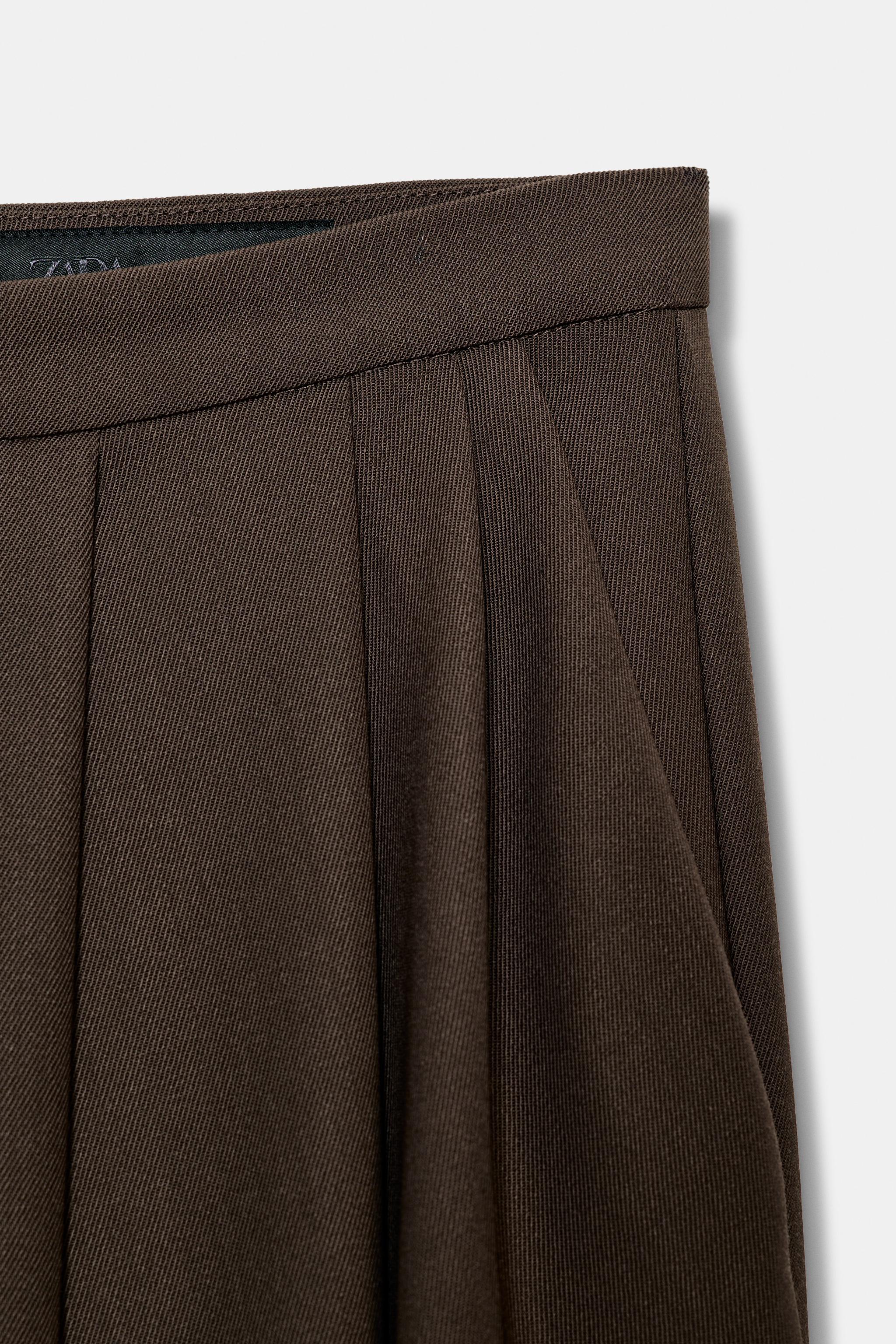 PLEATED SKIRT WITH WOOL ZW COLLECTION
