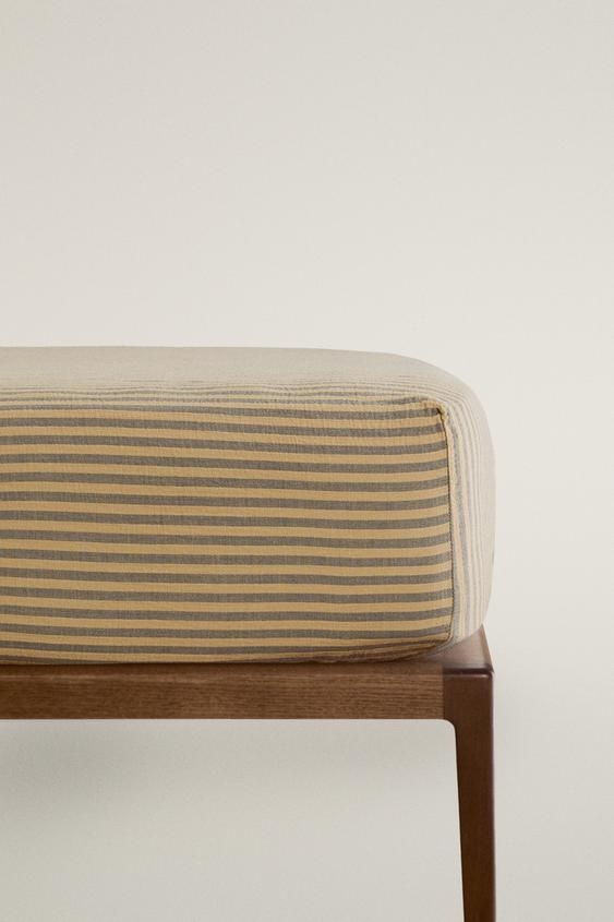 STRIBET BOXLAGEN I CHIFFON TIL BØRN - marine fra Zara - Billede 0