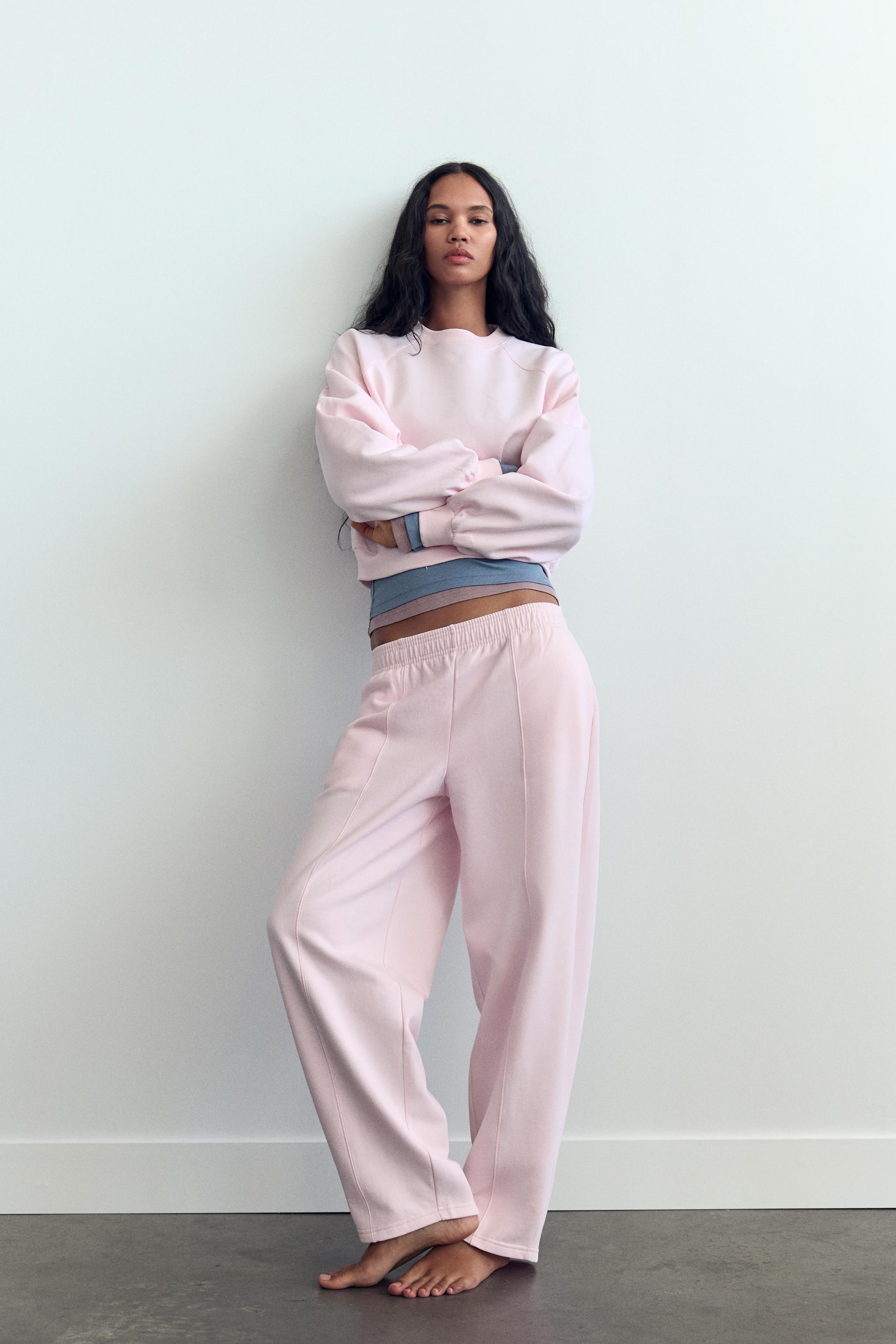 Zara pink tracksuit sale