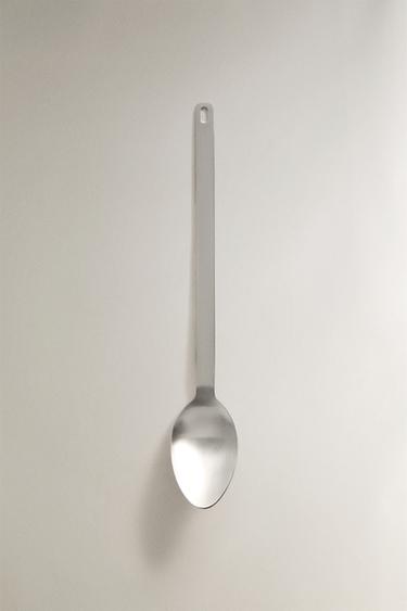 STAINLESS STEEL SERVING SPOON - Steel by Zara - Image 0