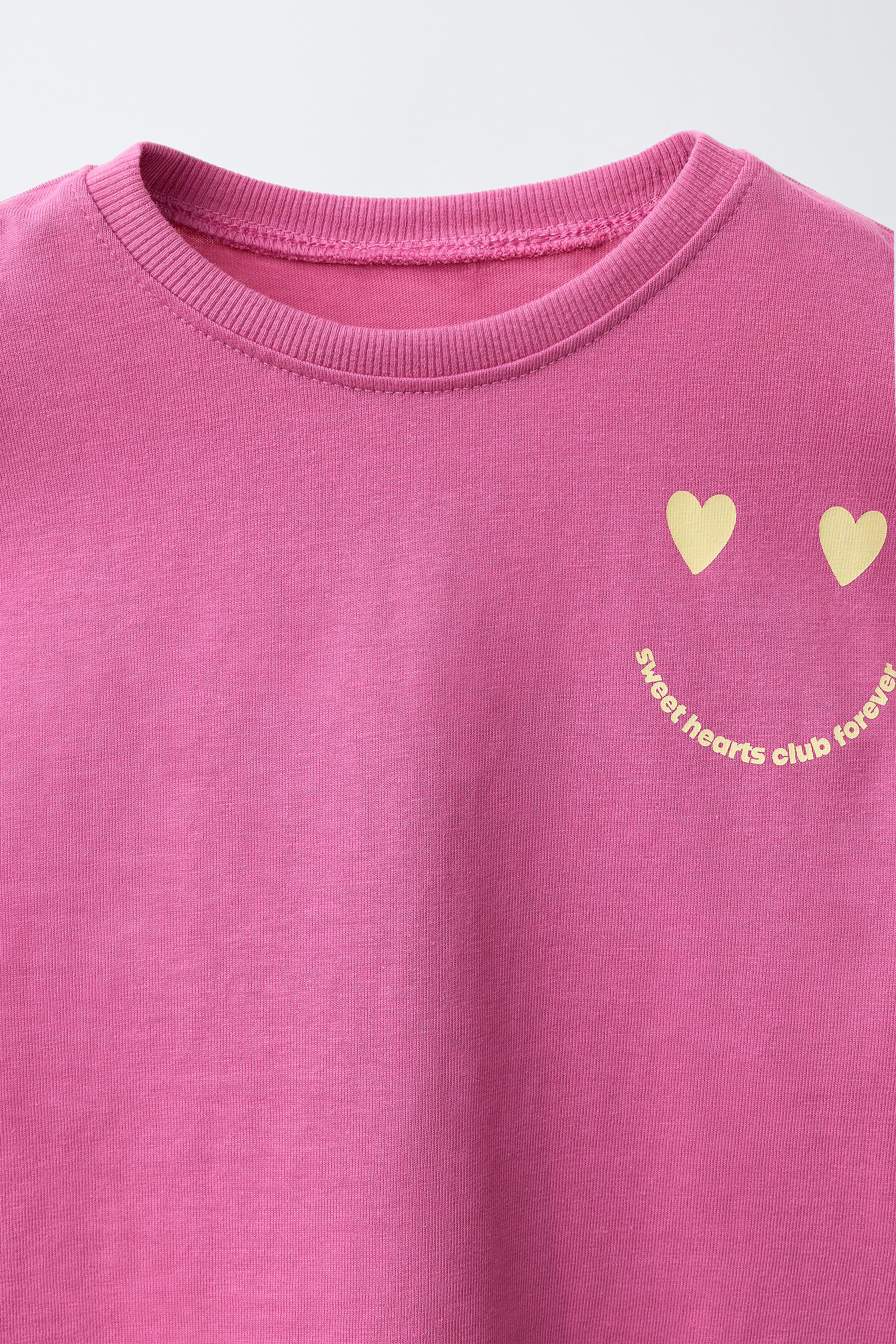 Детские футболки Zara TEXT PRINT T-SHIRT — фото 3