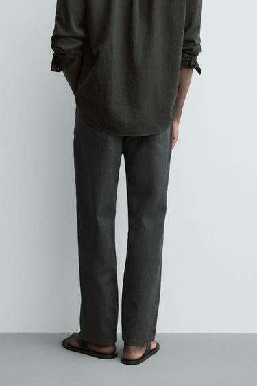 JEAN STRAIGHT FIT - Gris de Zara - Image 2
