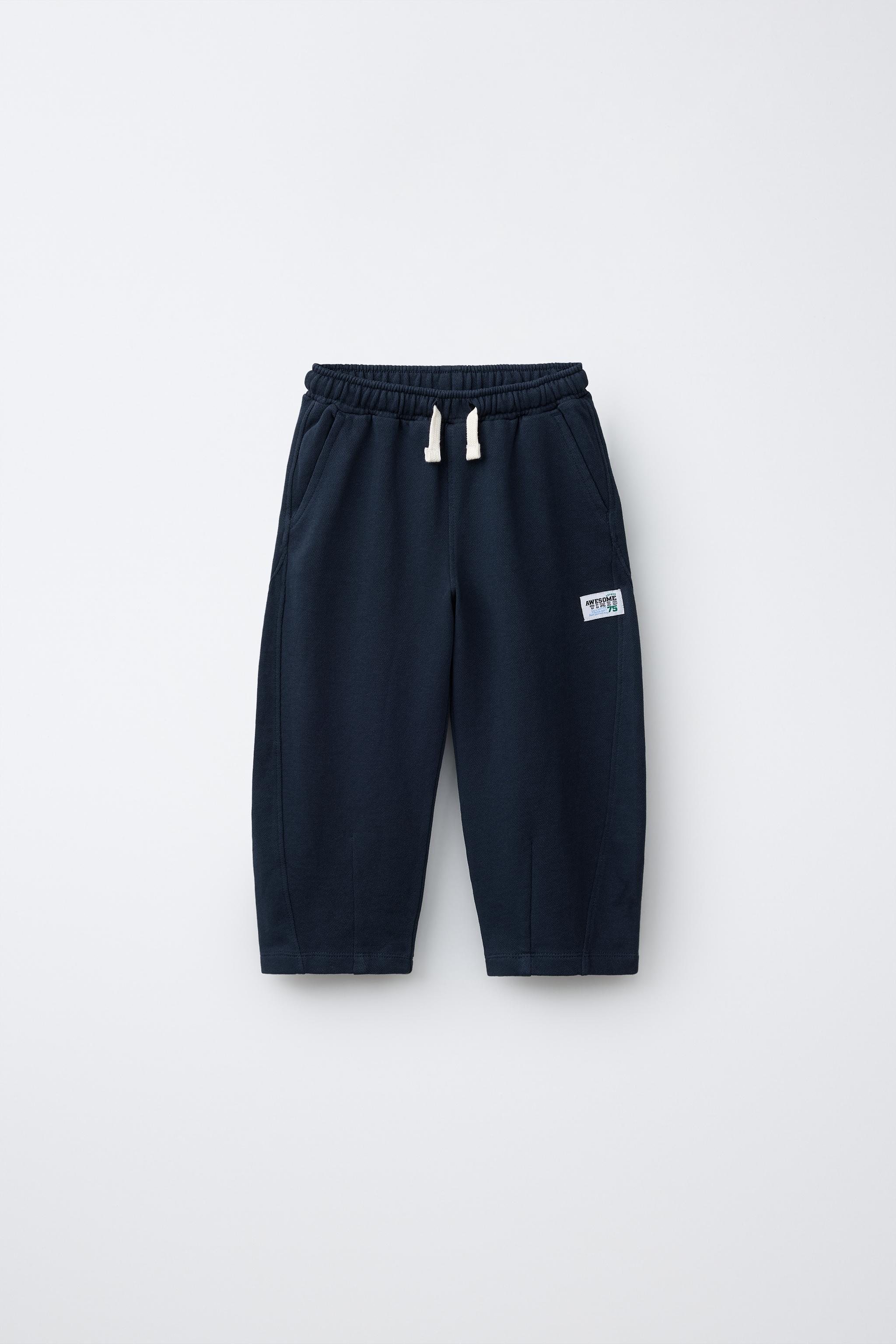 PANTALON BARREL ÉTIQUETTE