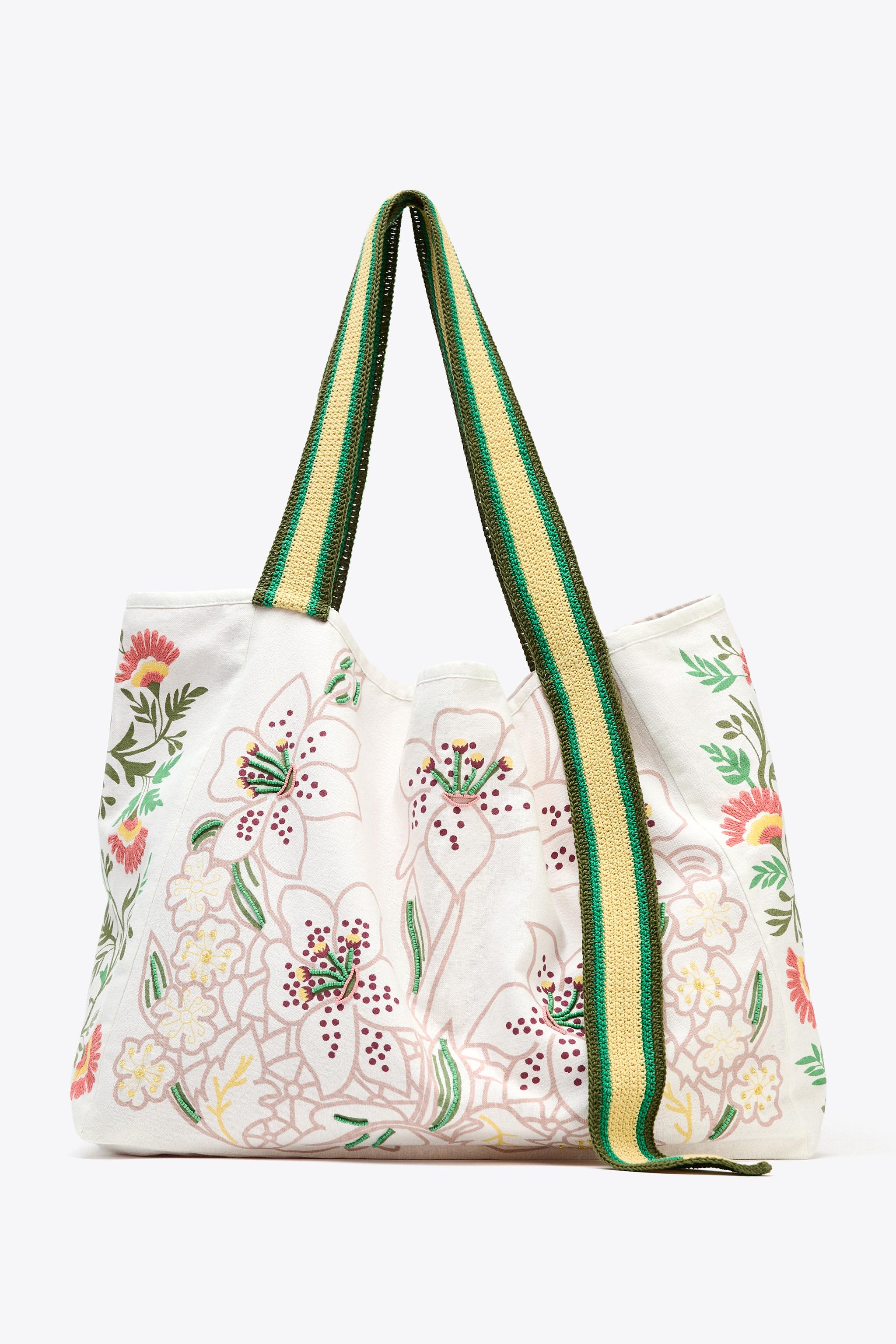 スペイン発送 ZARA マキシショッパー ファンタジーファブリック FANTASY FABRIC MAXI SHOPPER - Multicoloured | ZARA Spain