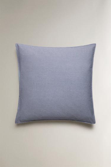TAIE D’OREILLER RAYURES - Bleu de Zara - Image 1