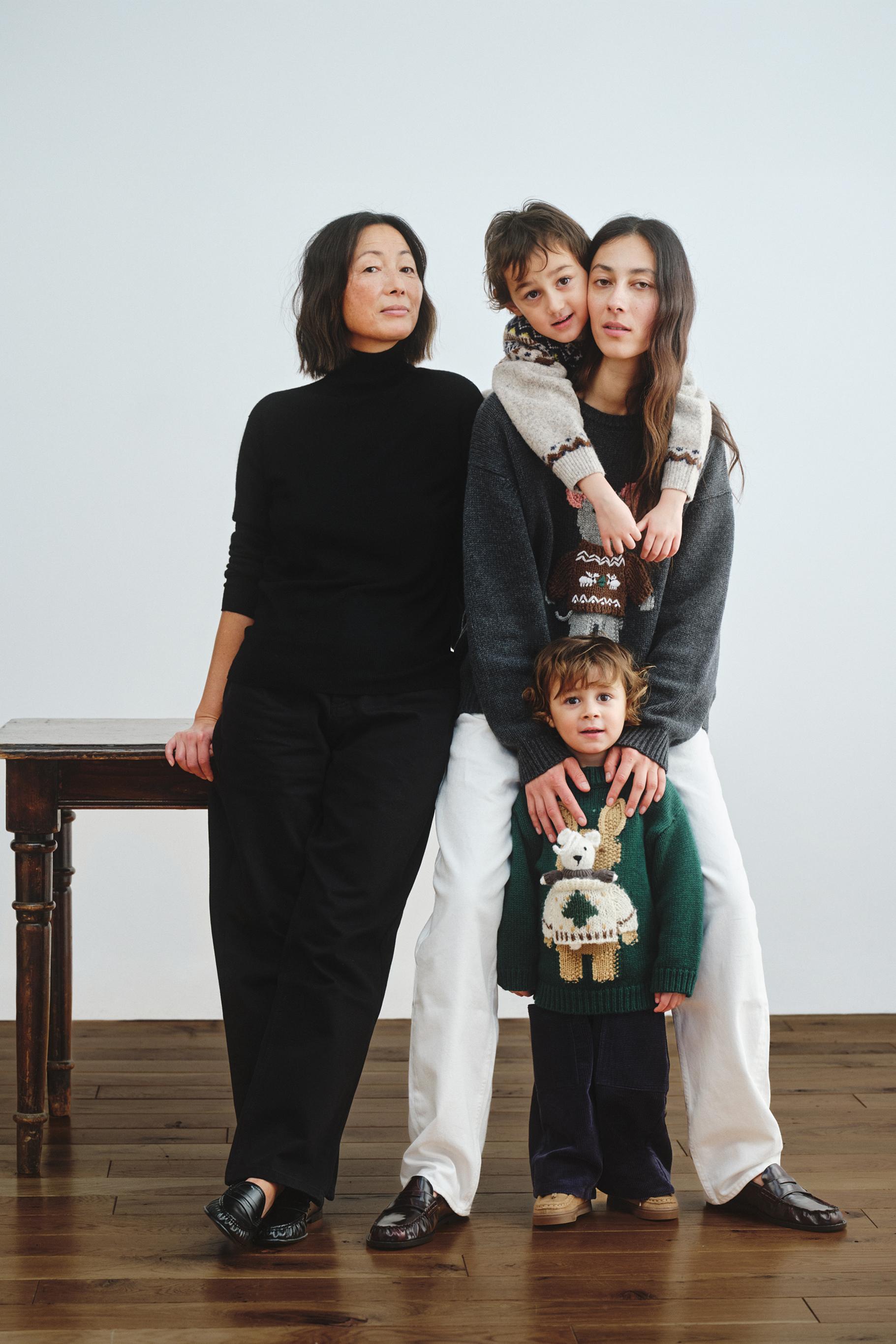 1-6歳 / ウール混ニットセーター バニー刺繍入り - グリーン | ZARA