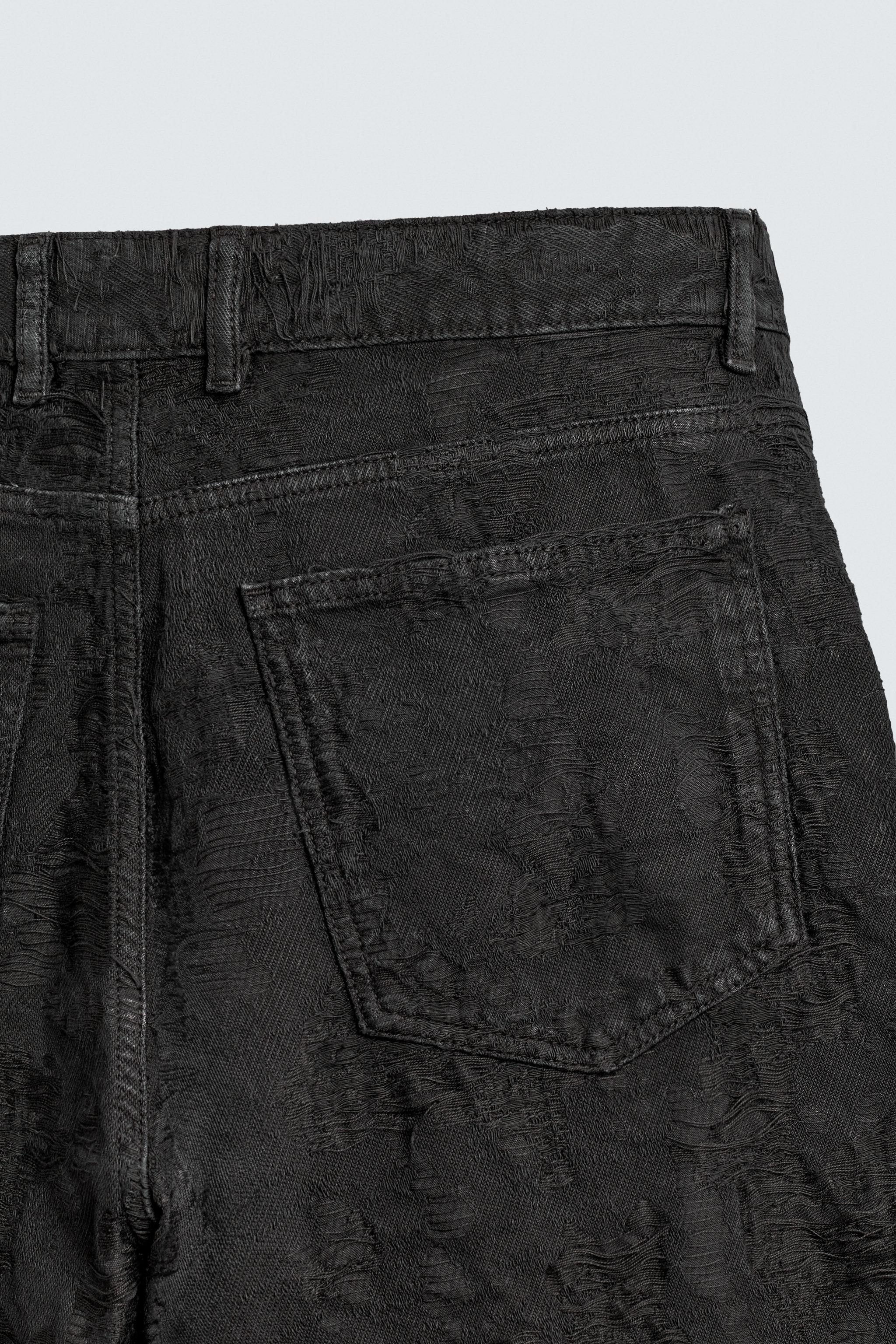 PANTALON JACQUARD TEXTURÉ