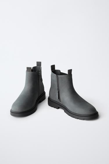 BOTTINE ÉLASTIQUE - Gris de Zara - Image 2
