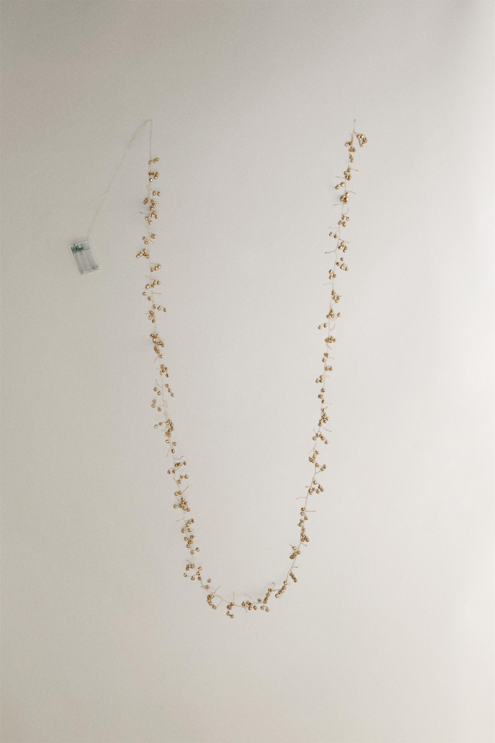 CHRISTMAS SLEIGH BELLS GARLAND - Golden | ZARA United States