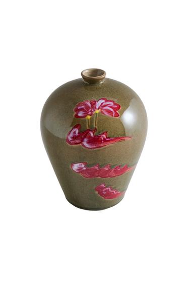 Zara CVETNA VAZA OD OTPORNE KERAMIKE – Zelena