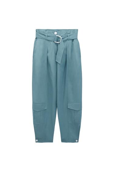 CARROT-FIT CARGO TROUSERS