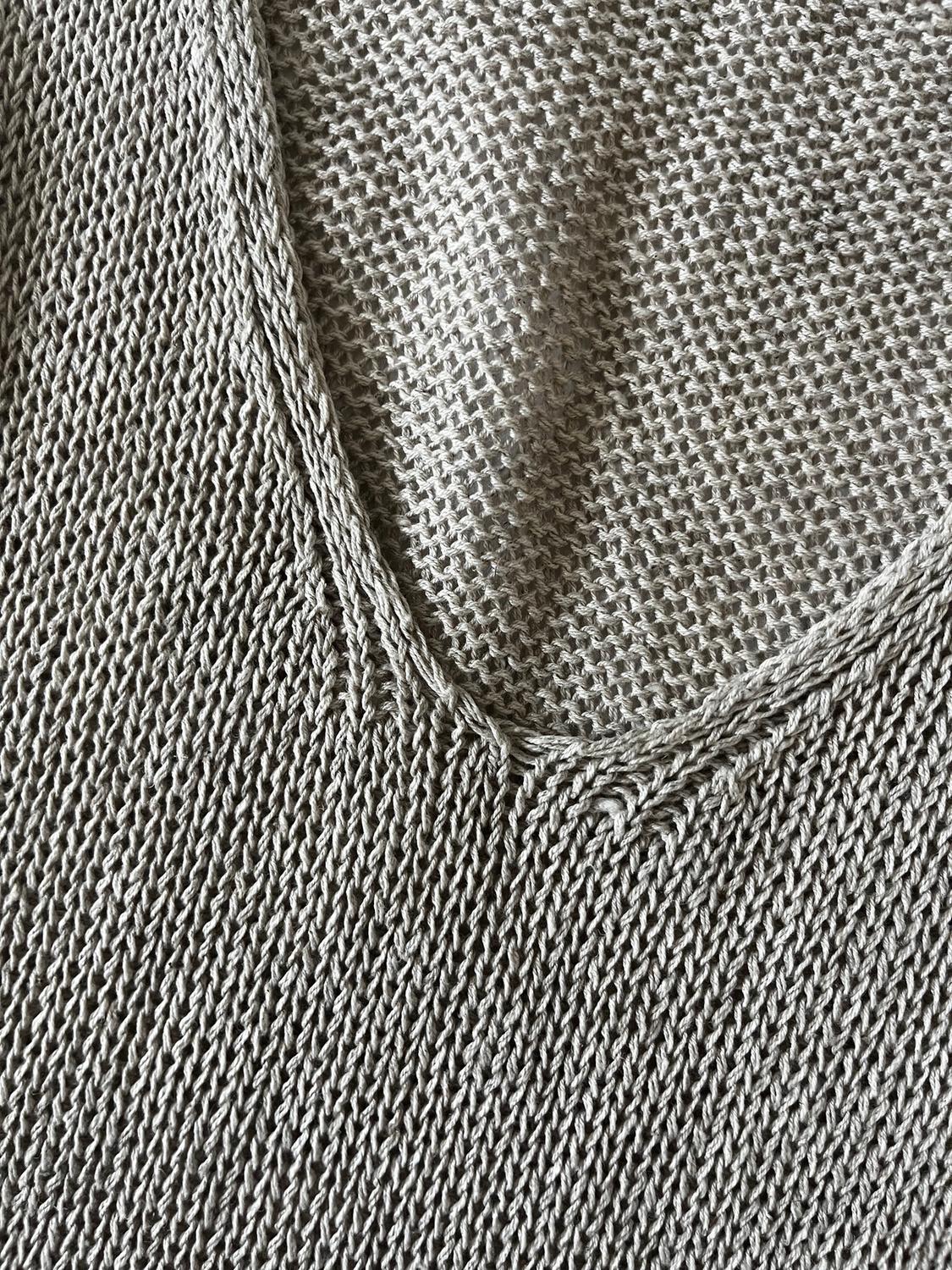 LONG KNIT LINEN BLEND TOP - Image 6