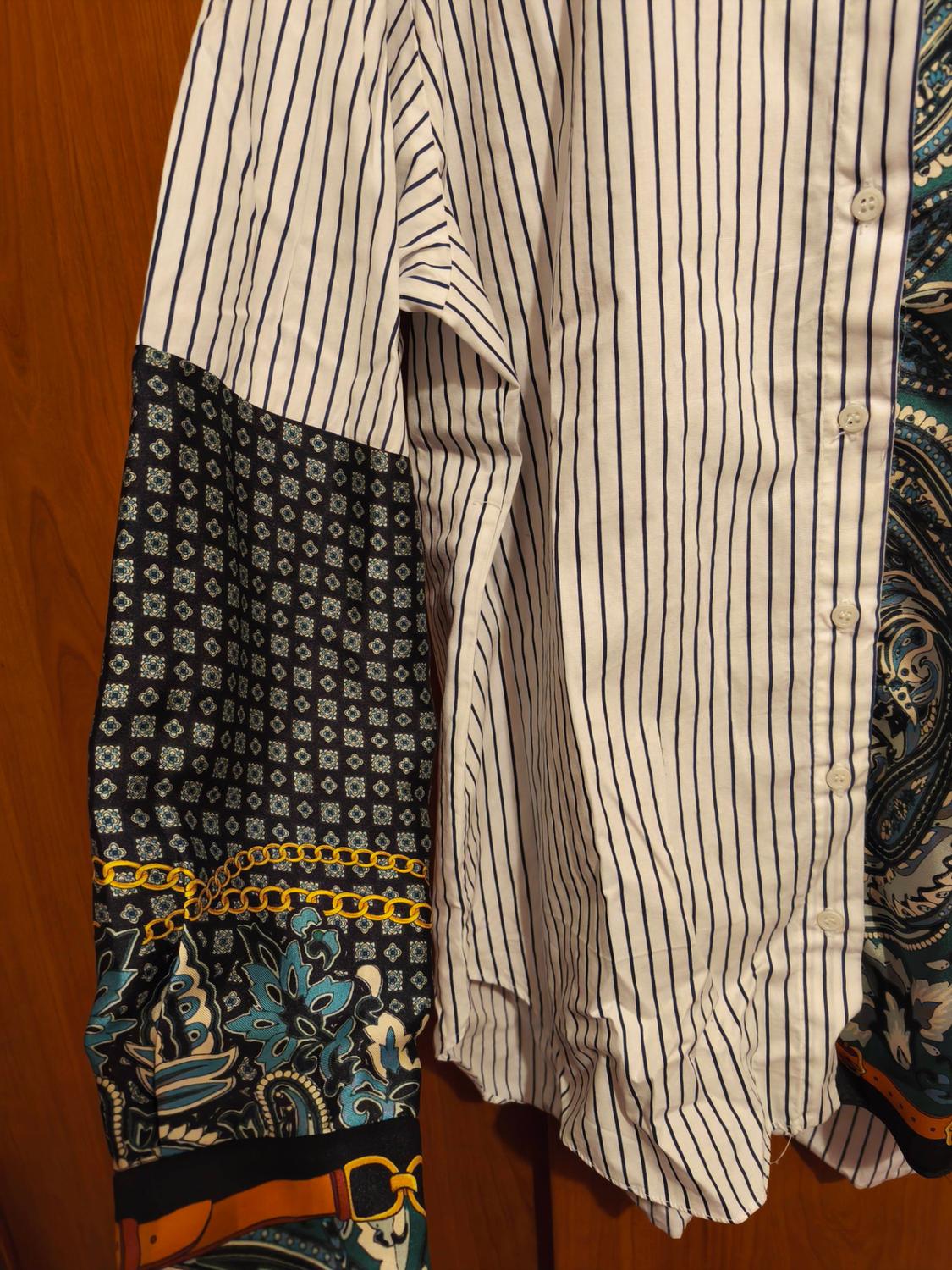 CONTRASTING STRIPED SHIRT - Image 5