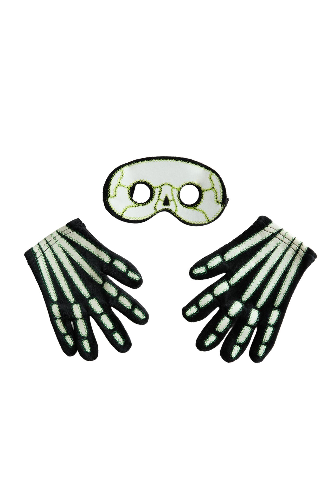 KIDS' HALLOWEEN SKELETON ACCESSORY SET
