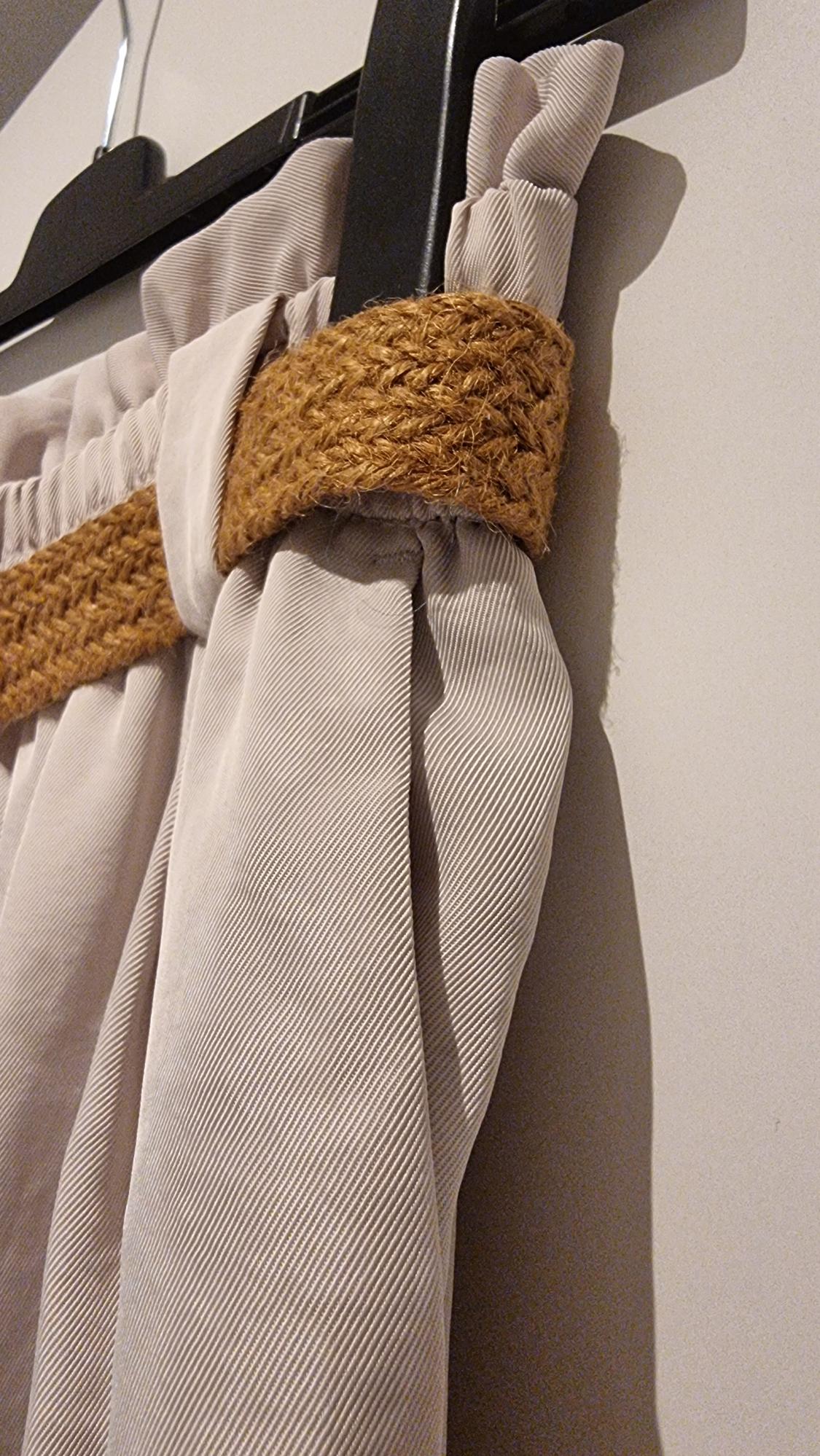 TROUSERS WITH RAFFIA BELT - Image 3