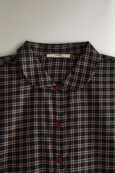 CHECK FLANNEL CHRISTMAS SET OF PYJAMAS (SET OF 2) - red/navy by Zara - Image 2