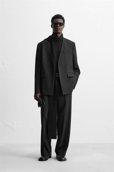 Zara LIMITED EDITION RELAXED FIT SUIT - Yellow - Image 0